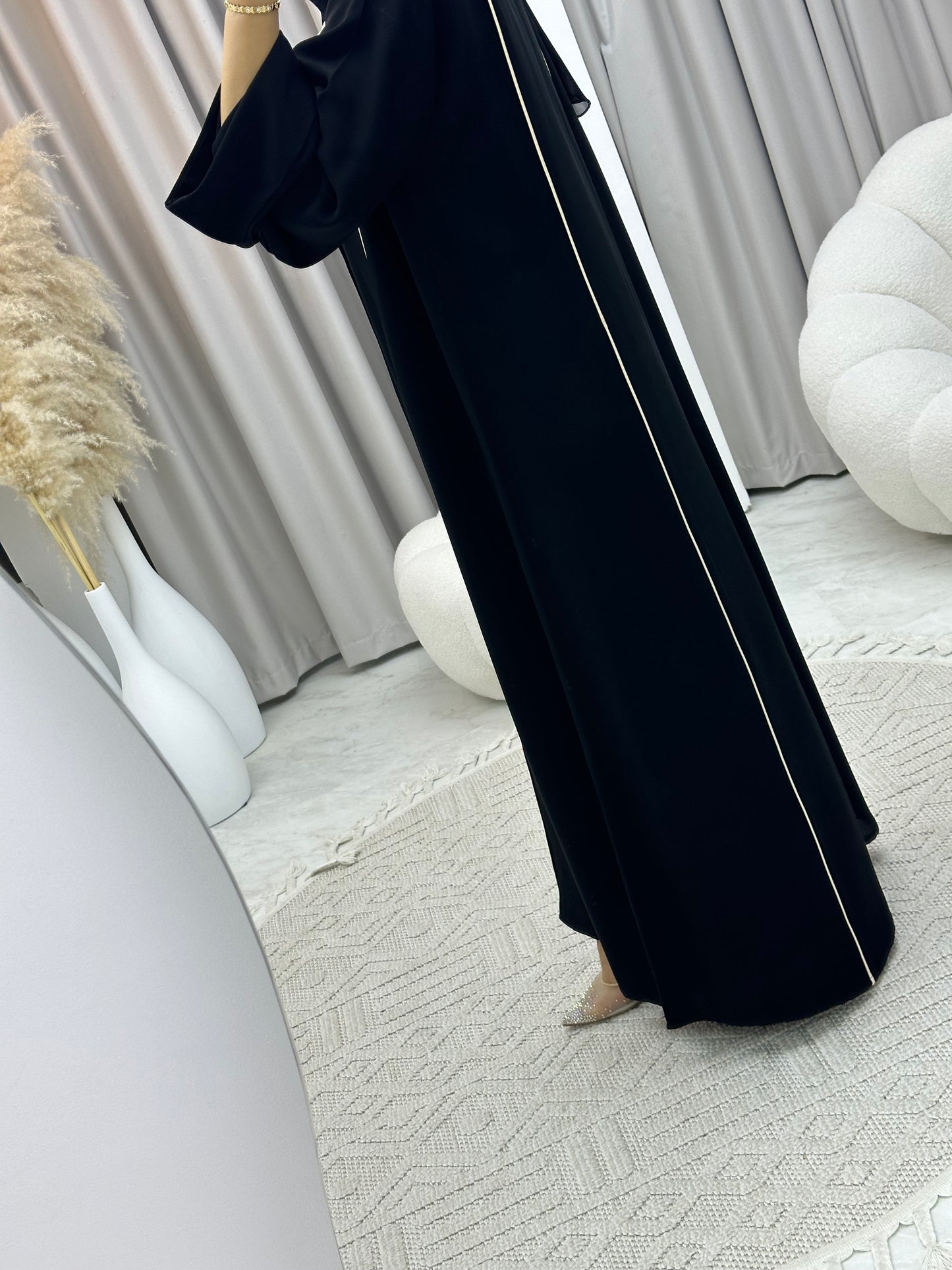 C 0127 Black Work Abaya