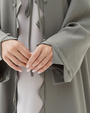 C 1482 Pistachio Green Abaya