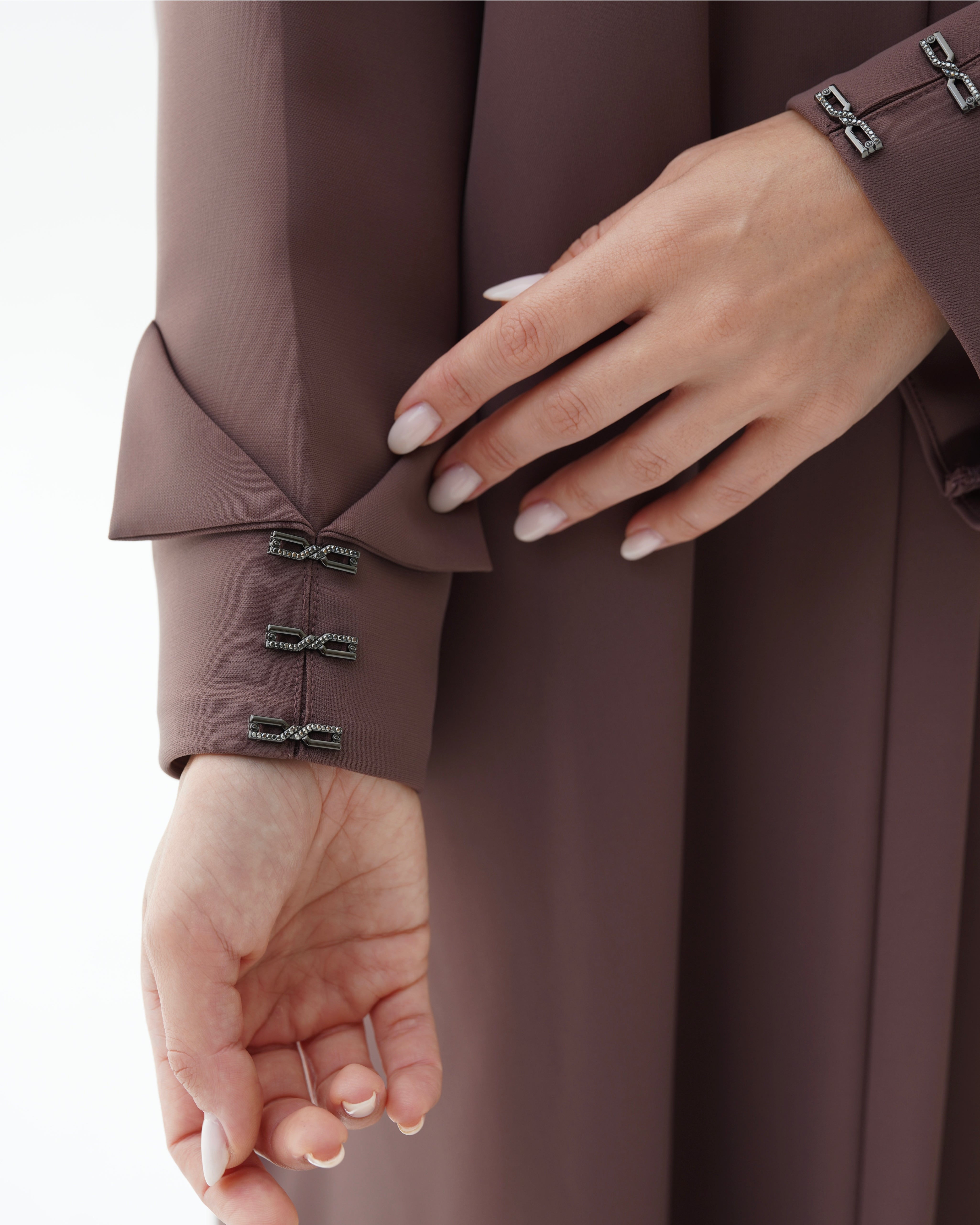 C 1480 Coral Pink Abaya