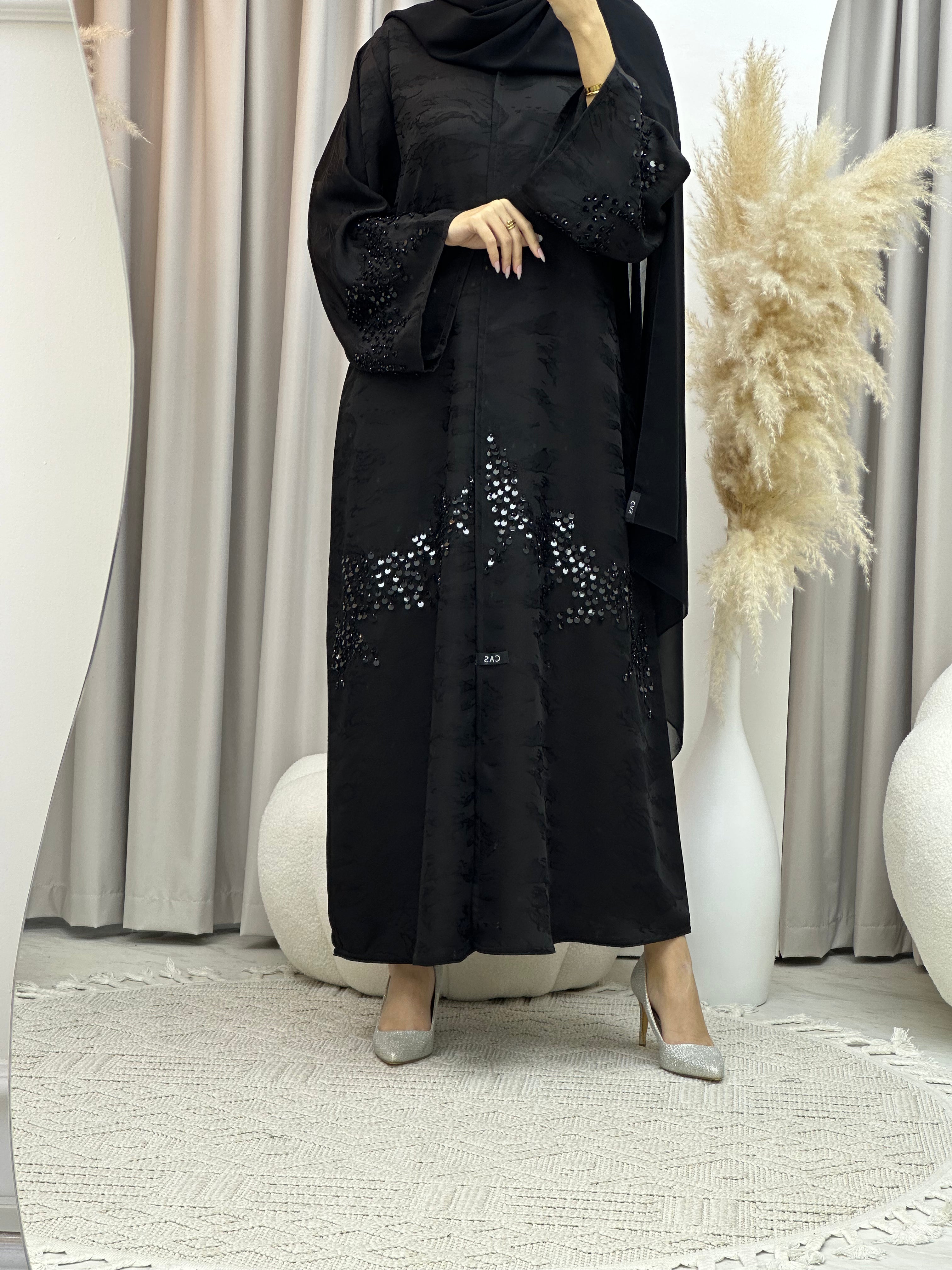 C Ramadan Black Eid Abaya 100