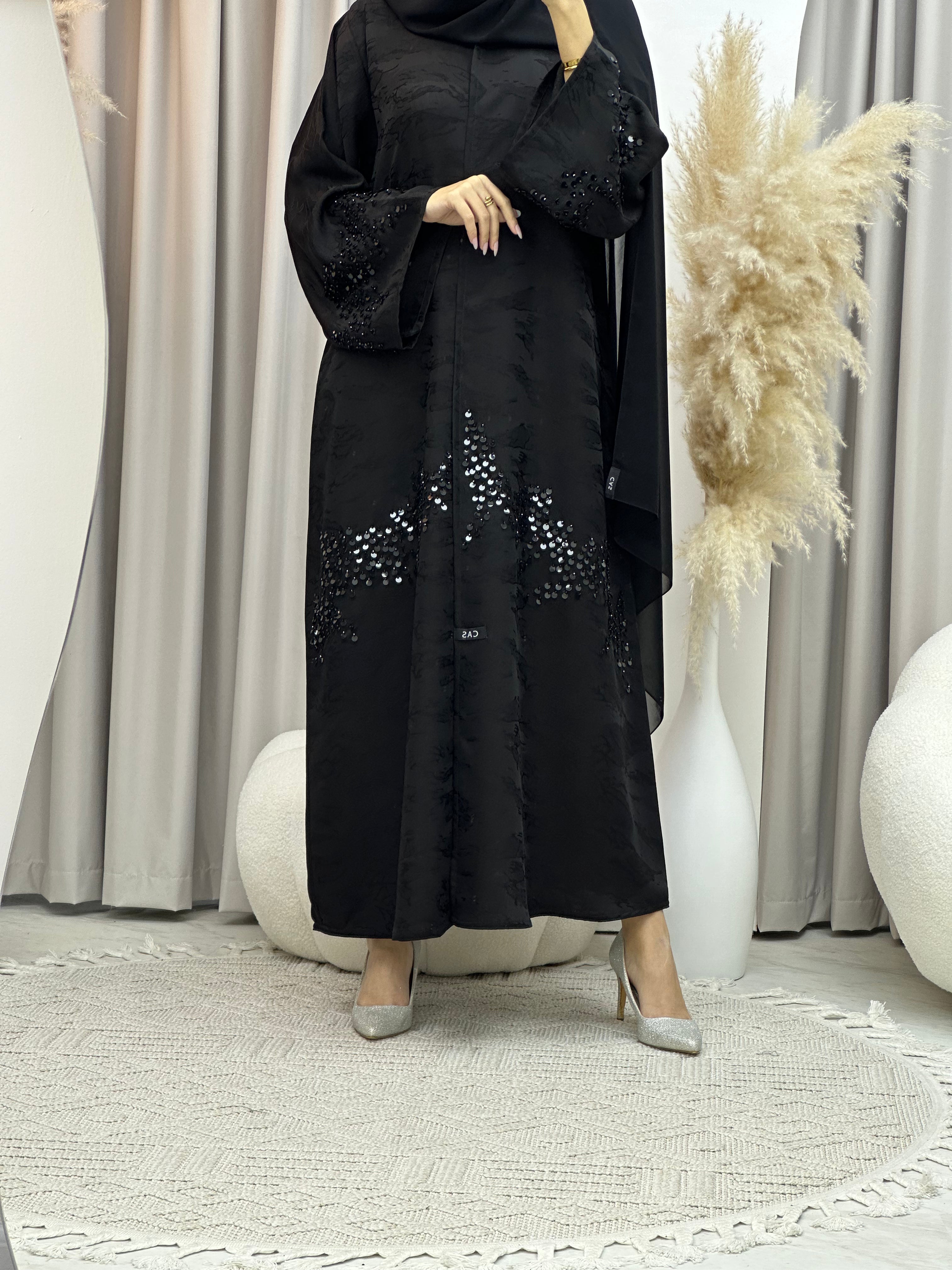 C Ramadan Black Eid Abaya 100