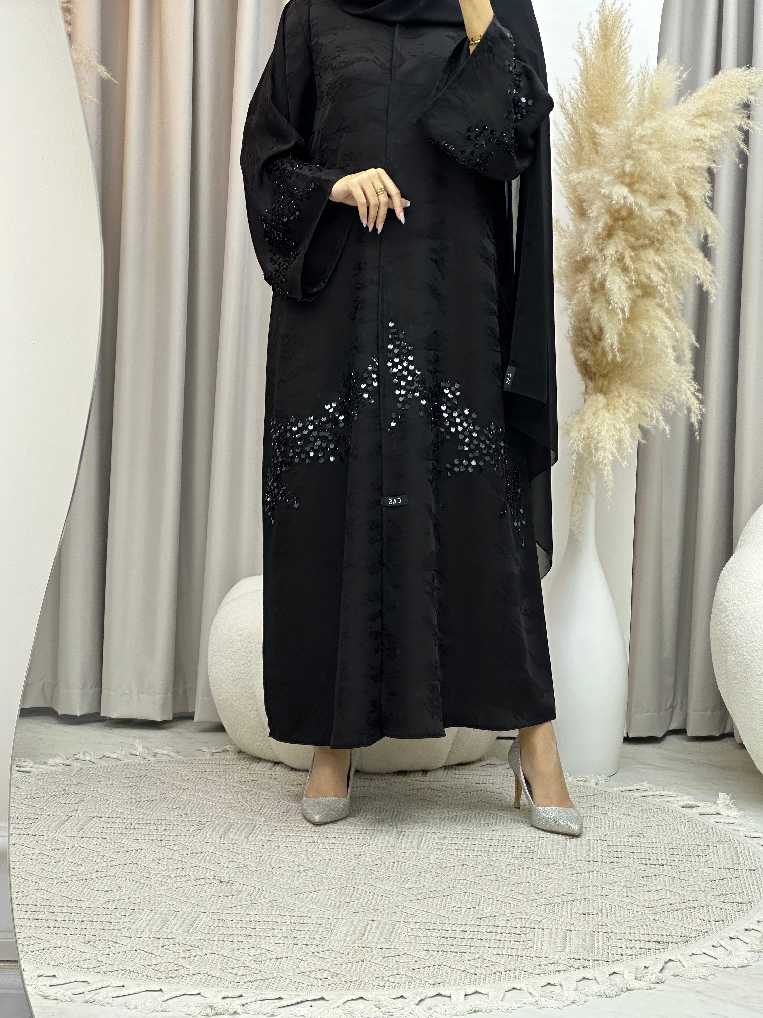 C Ramadan Black Eid Abaya 100