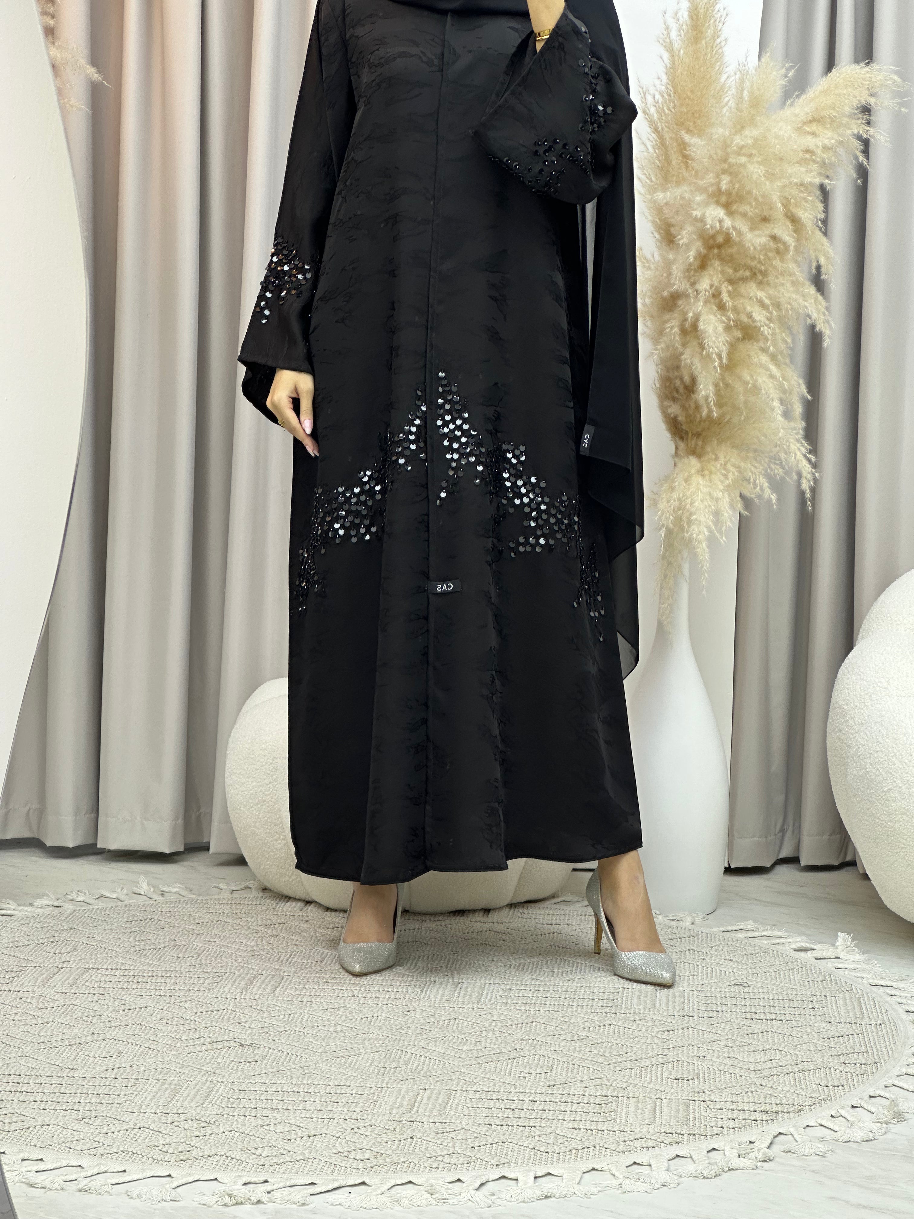 C Ramadan Black Eid Abaya 100