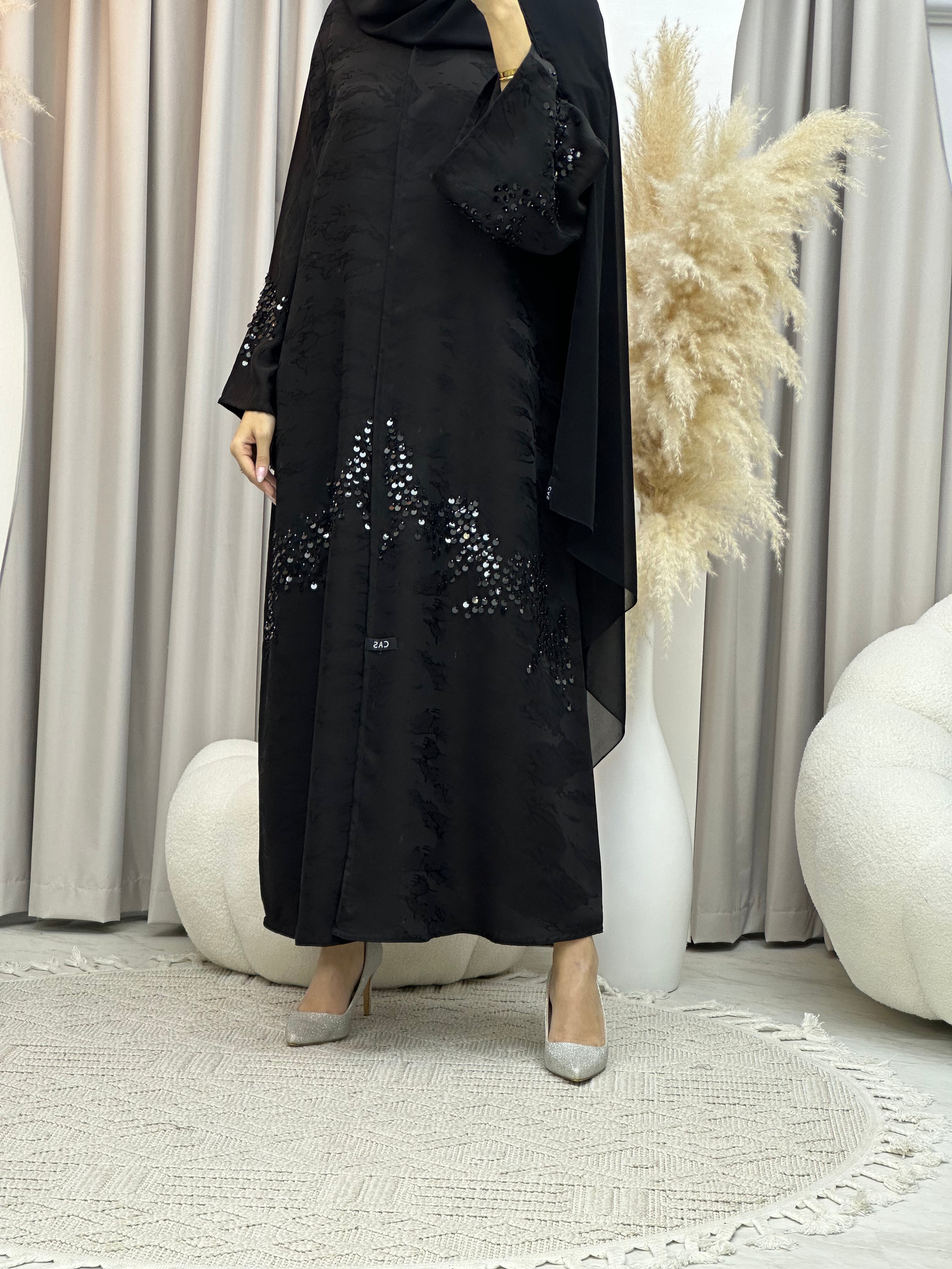 C Ramadan Black Eid Abaya 100