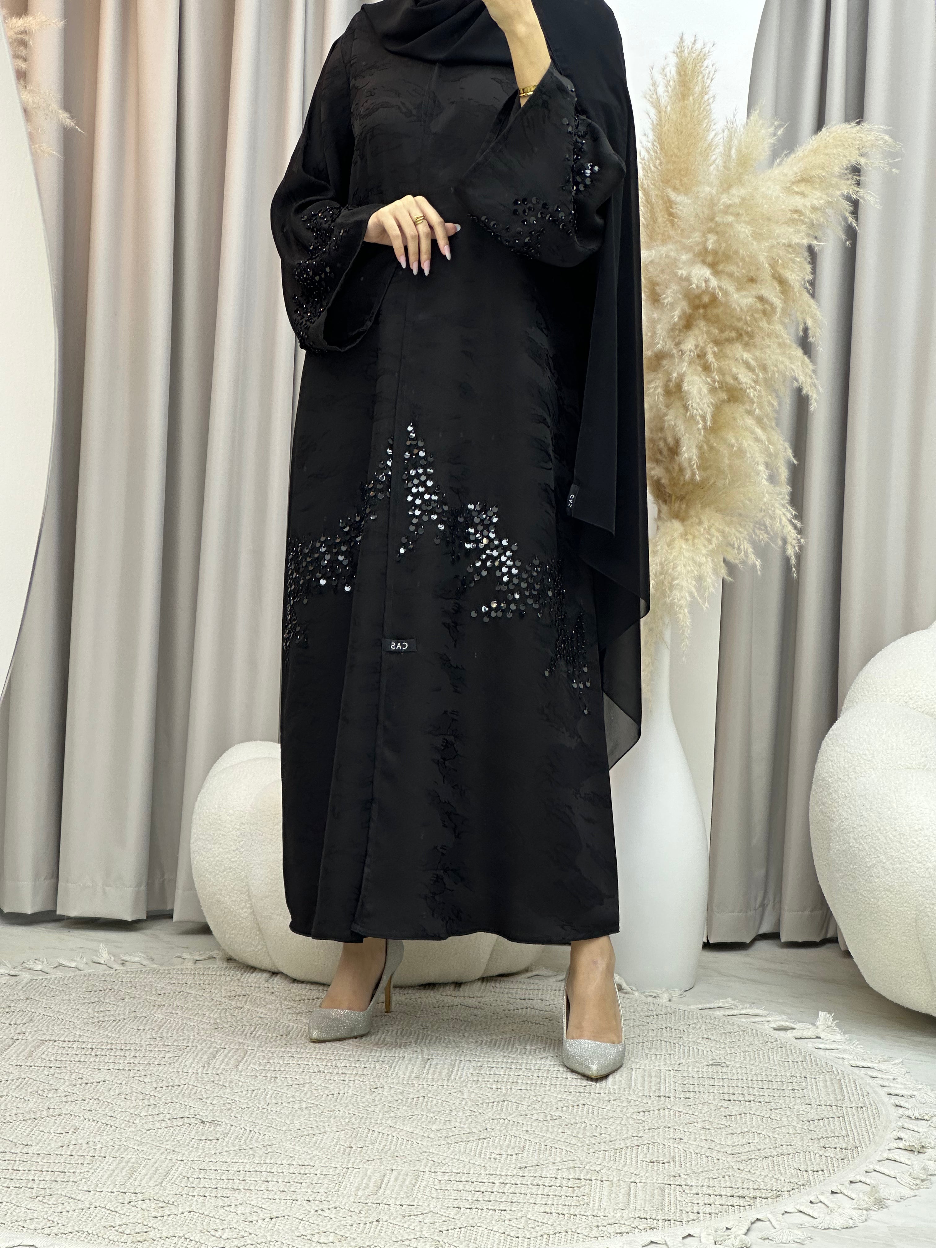 C Ramadan Black Eid Abaya 100