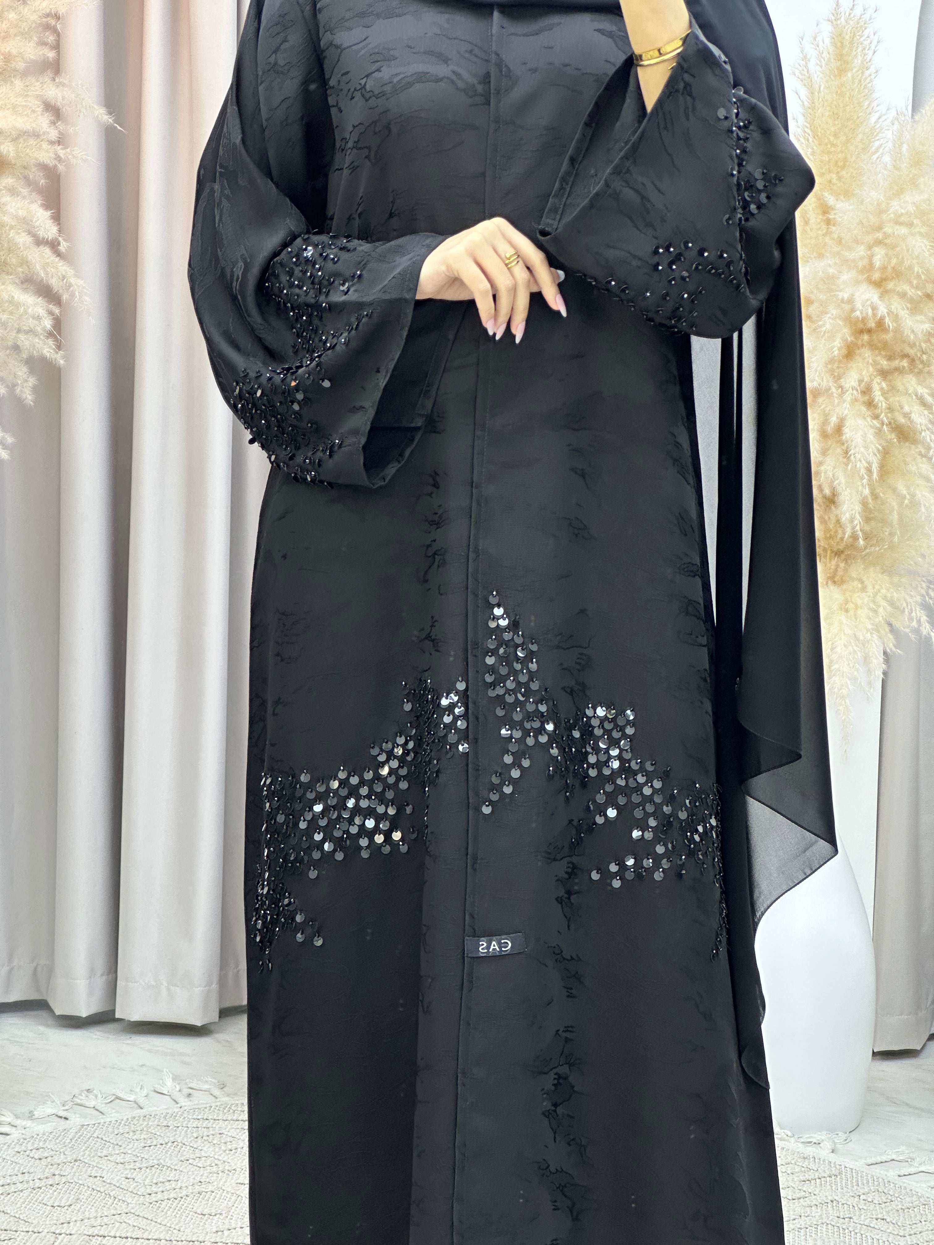 C Ramadan Black Eid Abaya 100