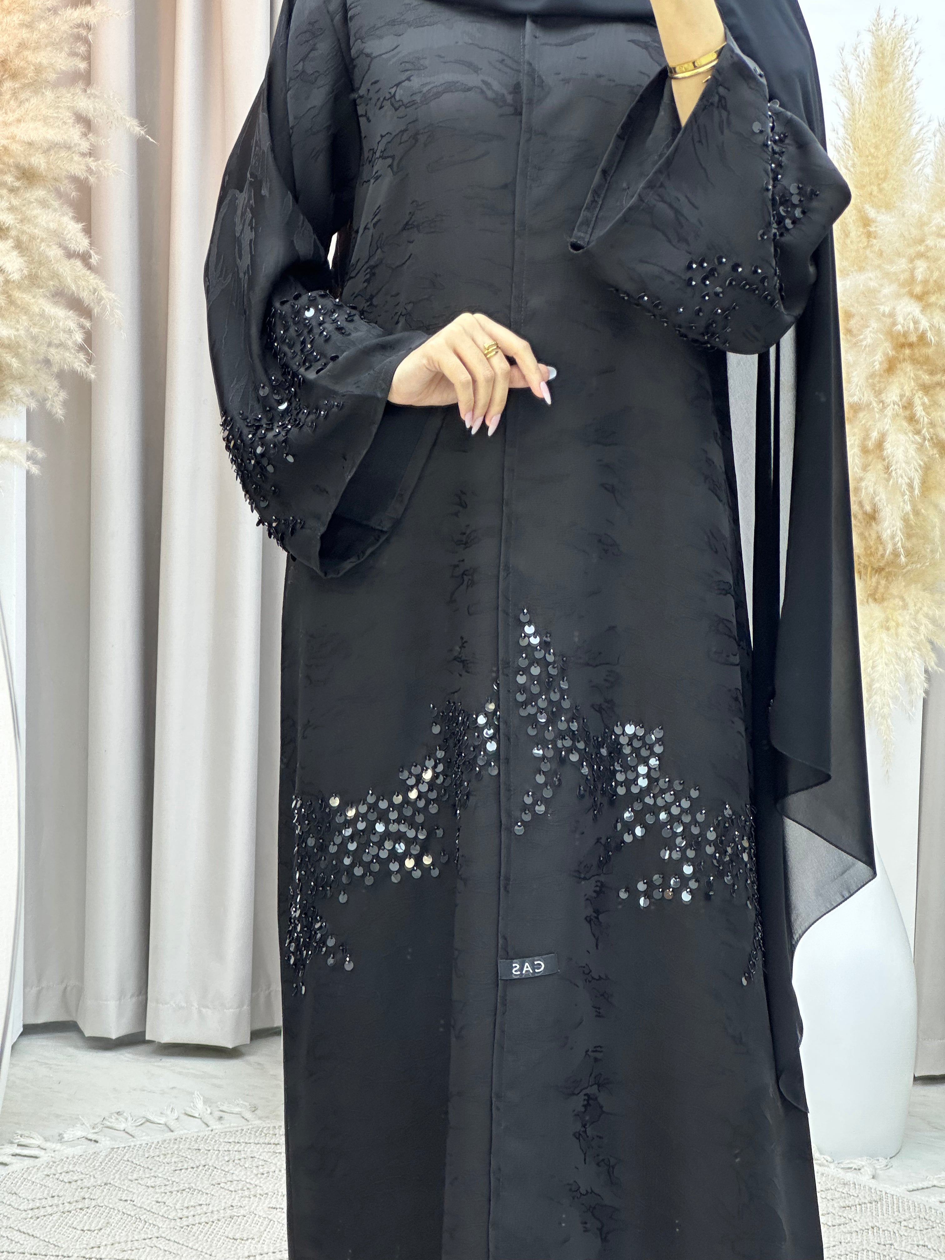 C Ramadan Black Eid Abaya 100