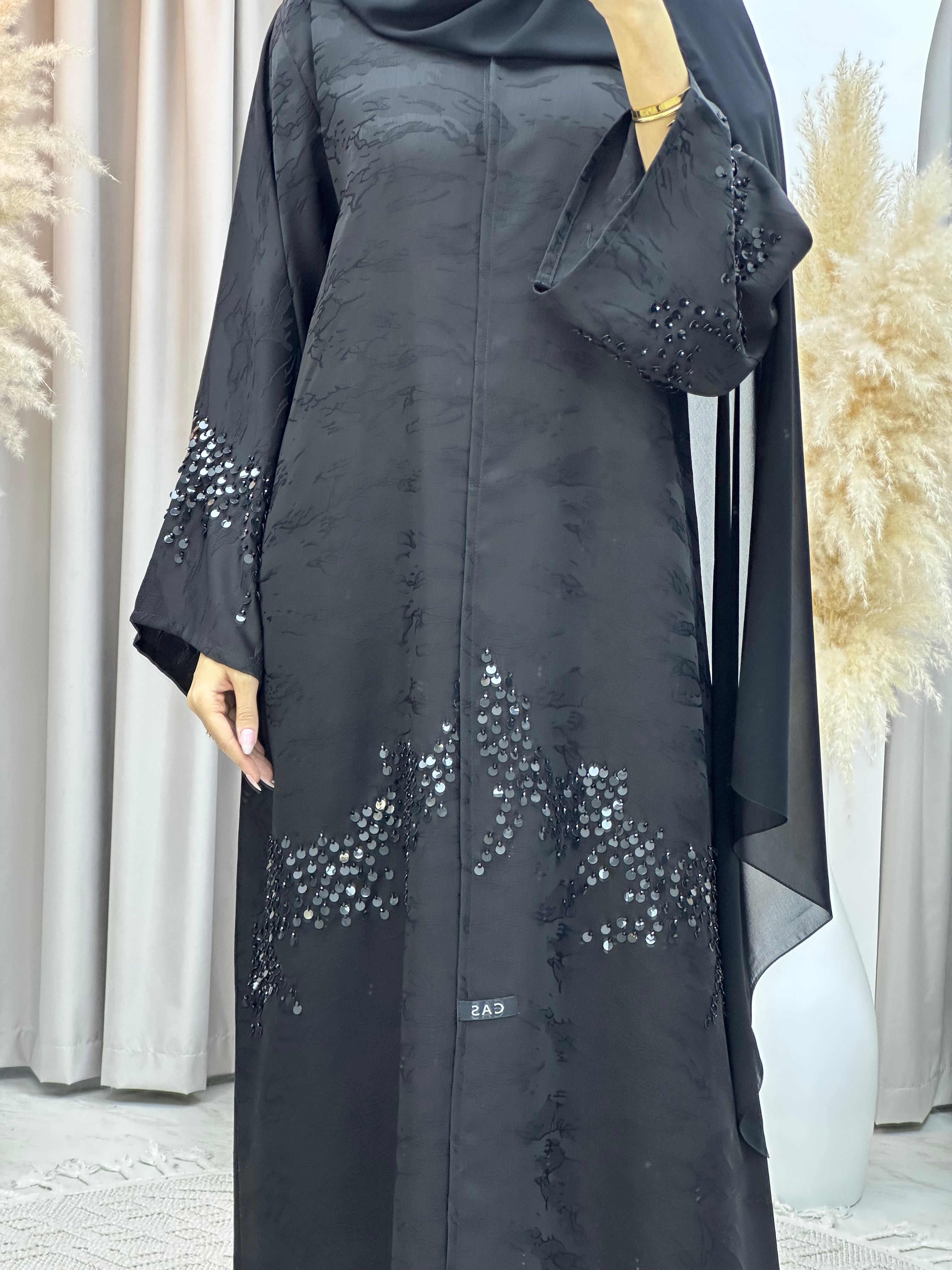 C Ramadan Black Eid Abaya 100