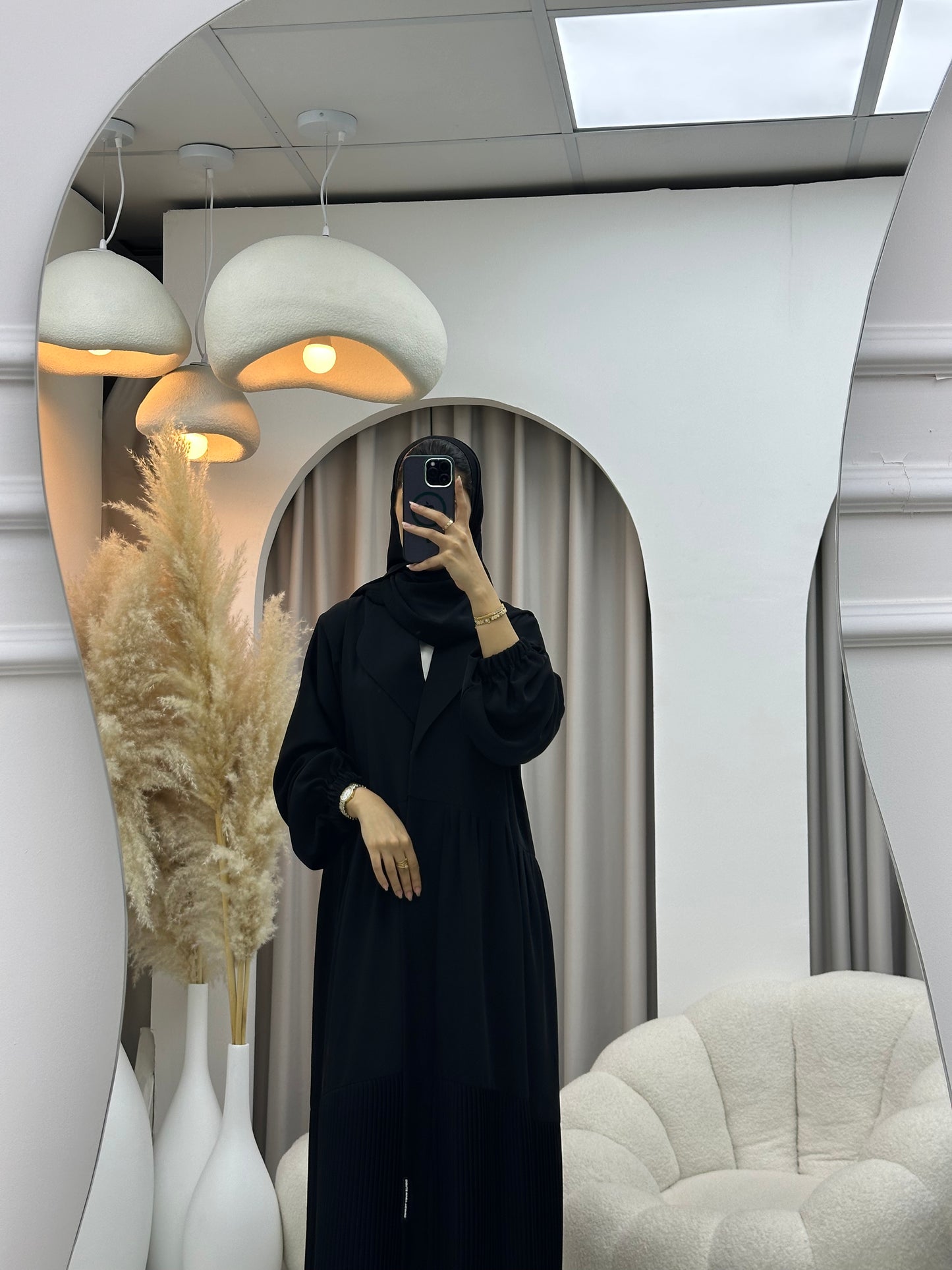 C 0547 Black Work Abaya