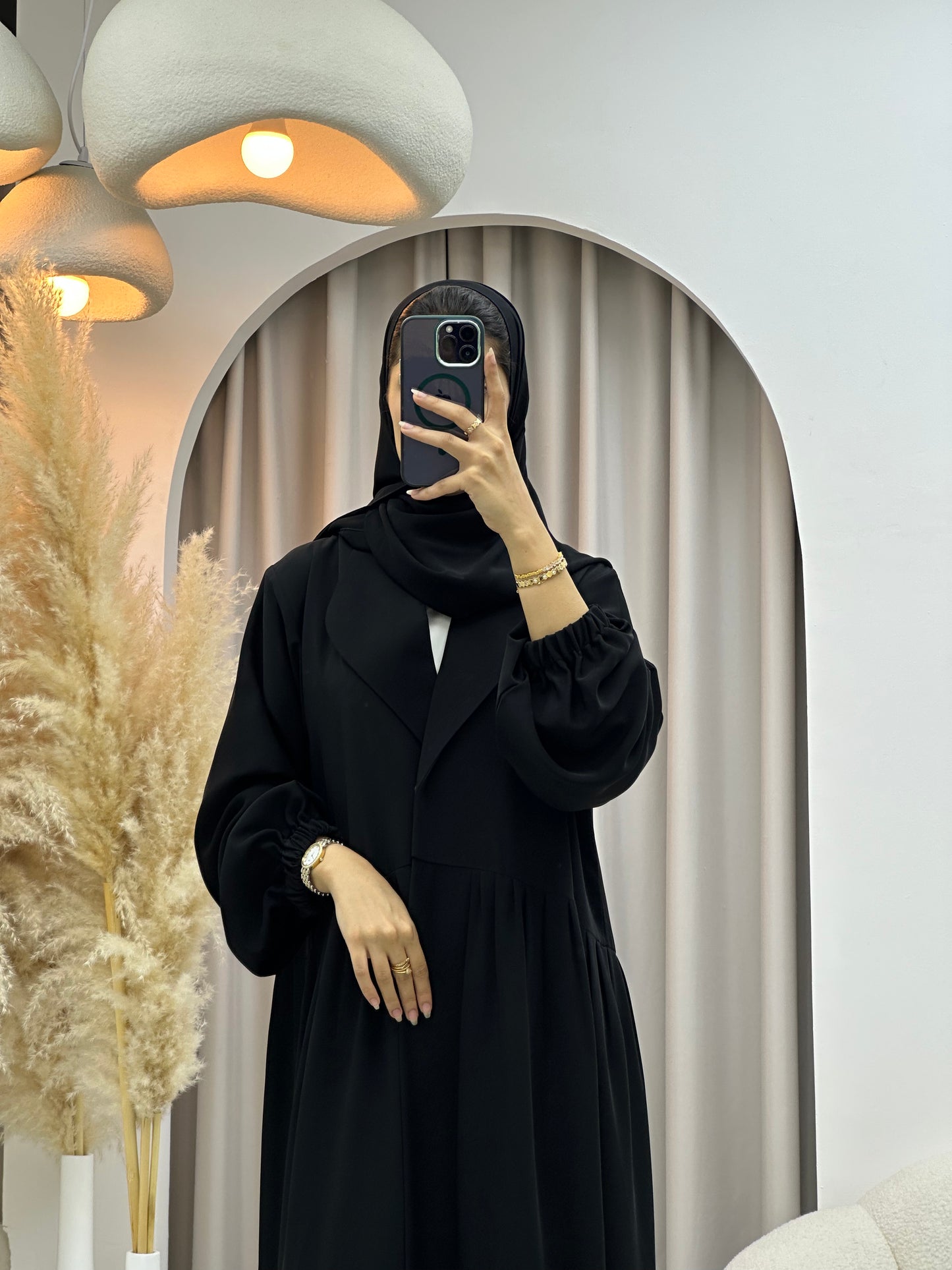 C 0547 Black Work Abaya