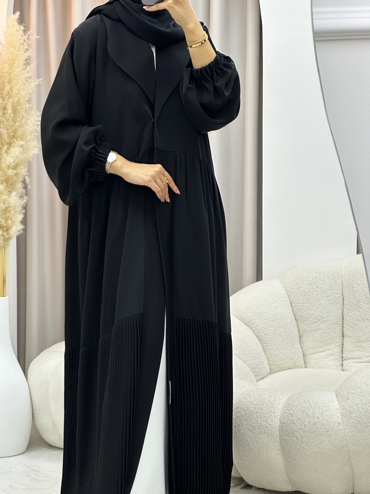 C 0547 Black Work Abaya