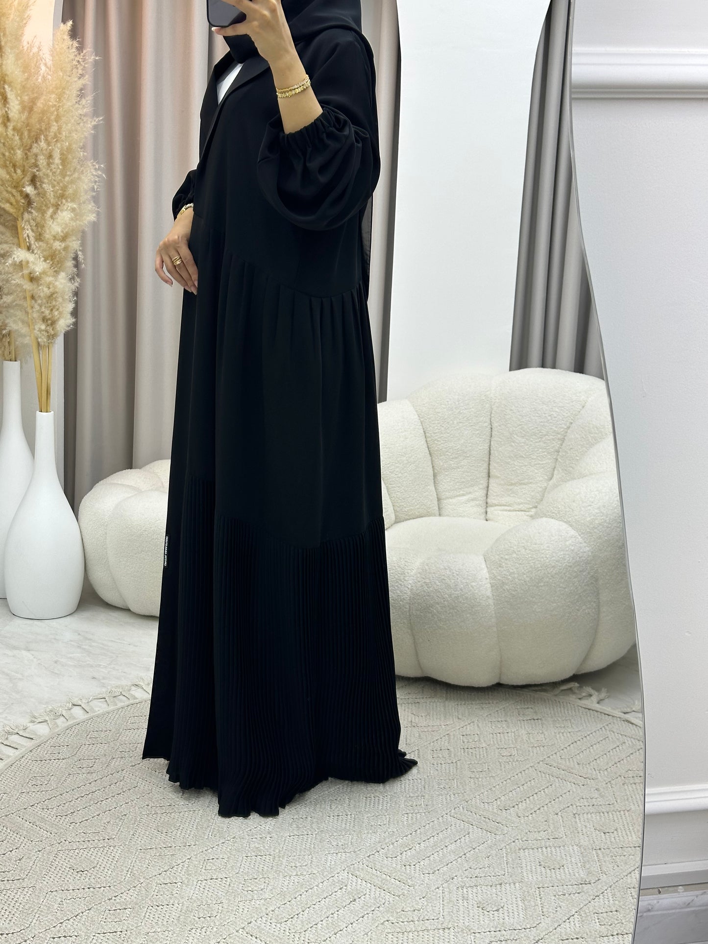 C 0547 Black Work Abaya