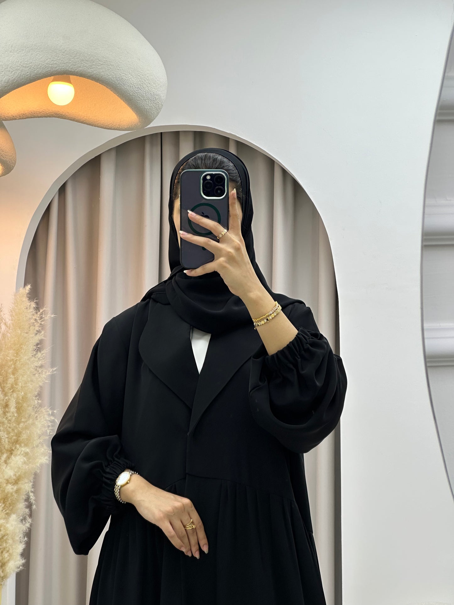 C 0547 Black Work Abaya