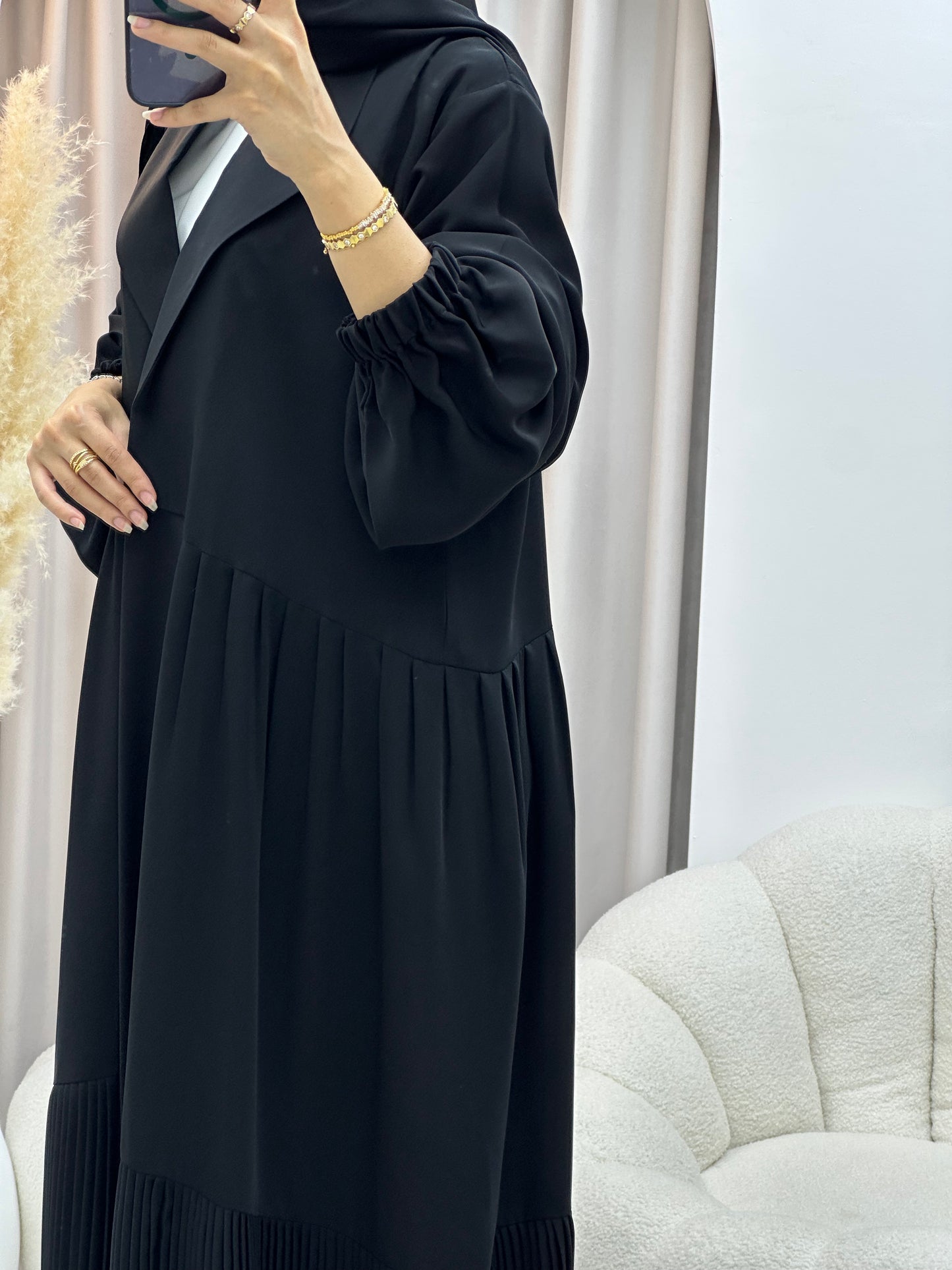 C 0547 Black Work Abaya