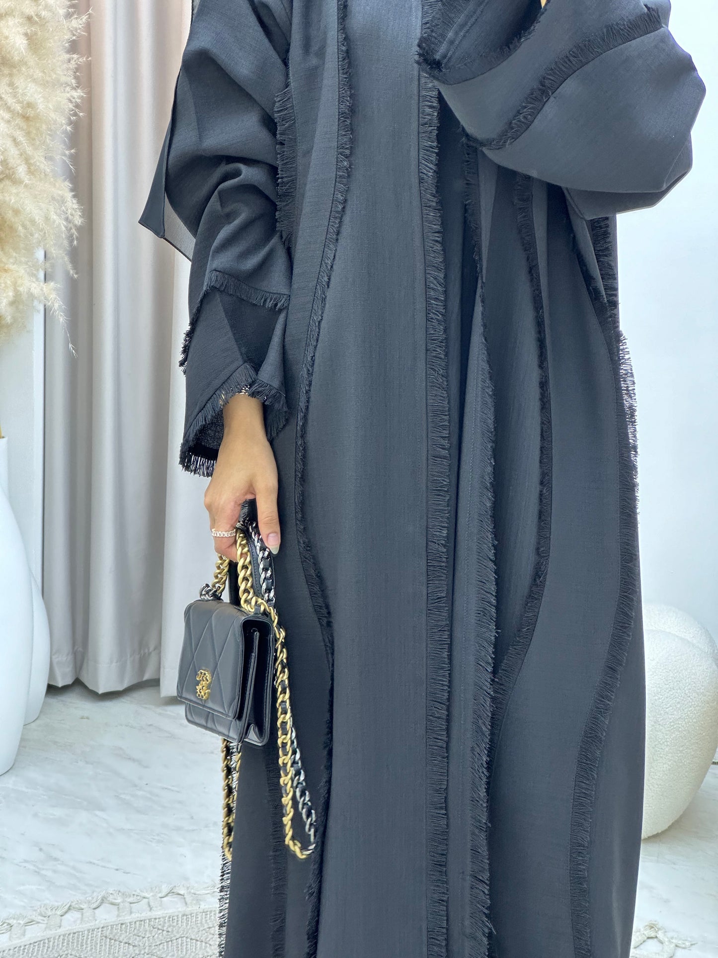 C 0304 Black Abaya