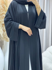 C RTW 0548 Black Classic Lace Abaya