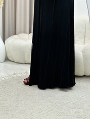 C RTW 0548 Black Classic Lace Abaya