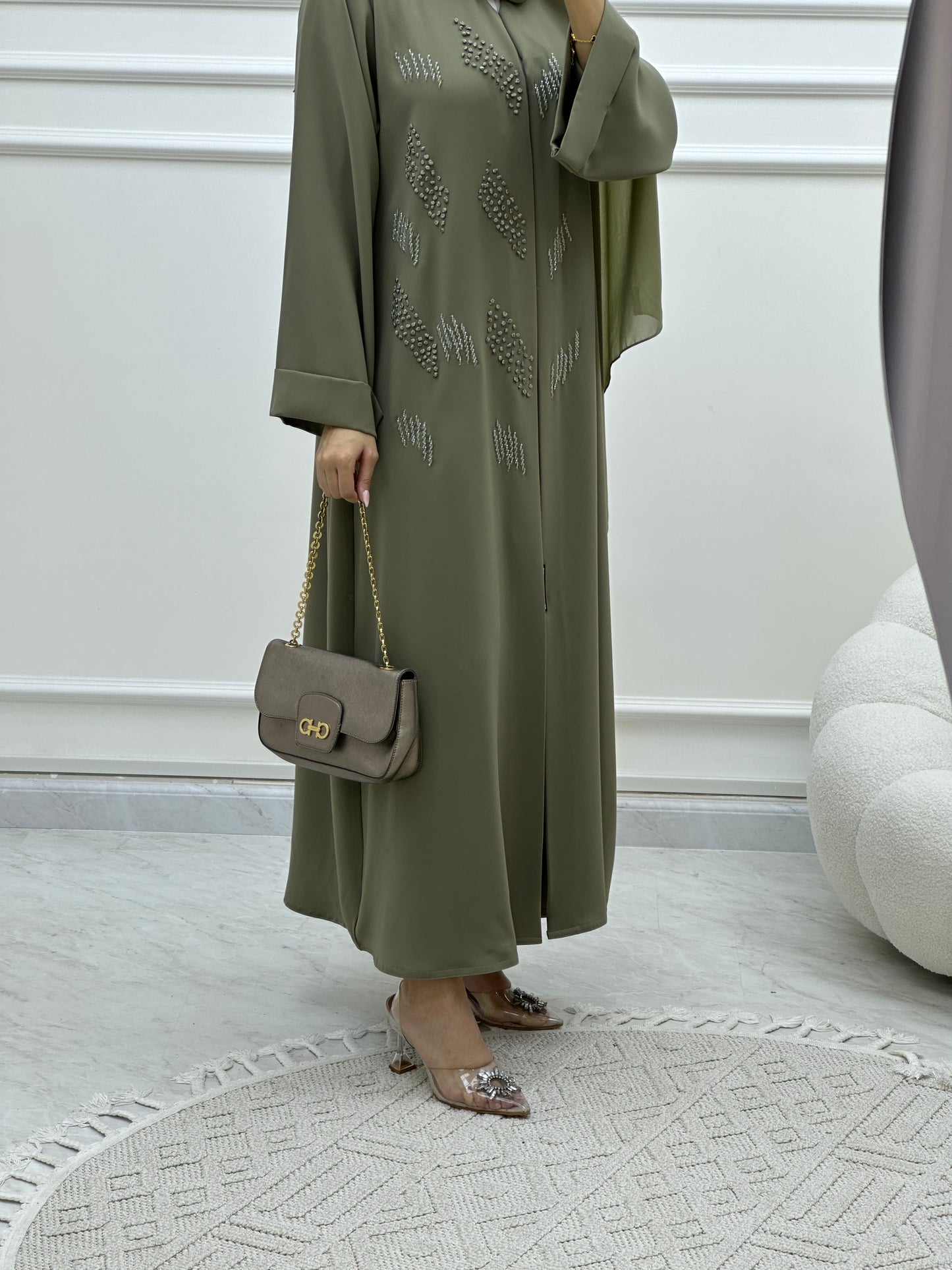 C RTW Ramadan Green Eid Abaya