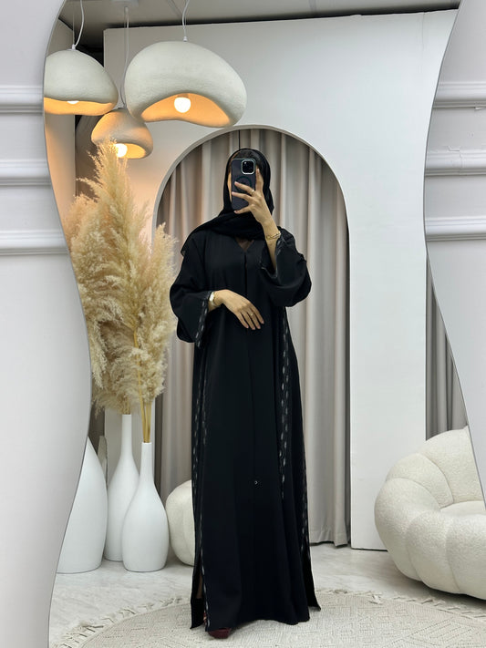 C 0568 Black Work Abaya