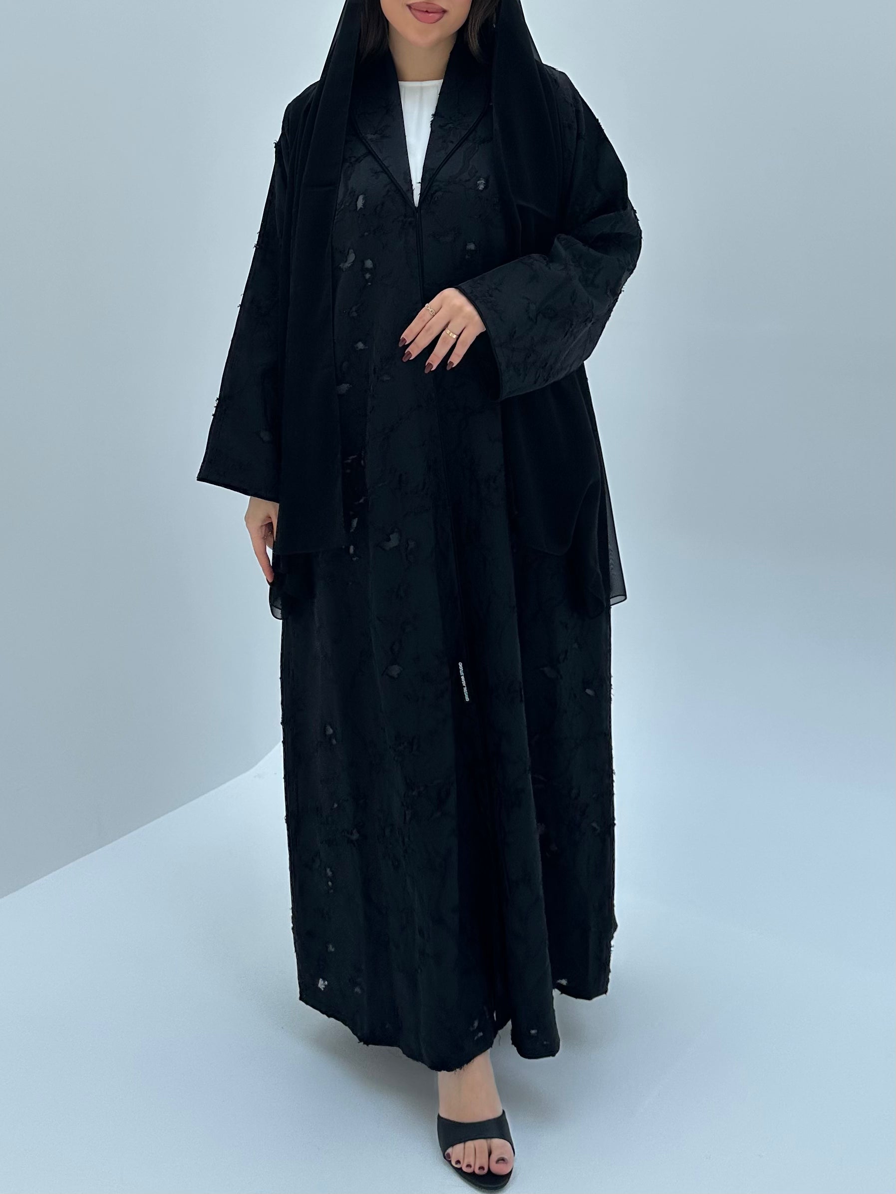 C 1723 Black Abaya