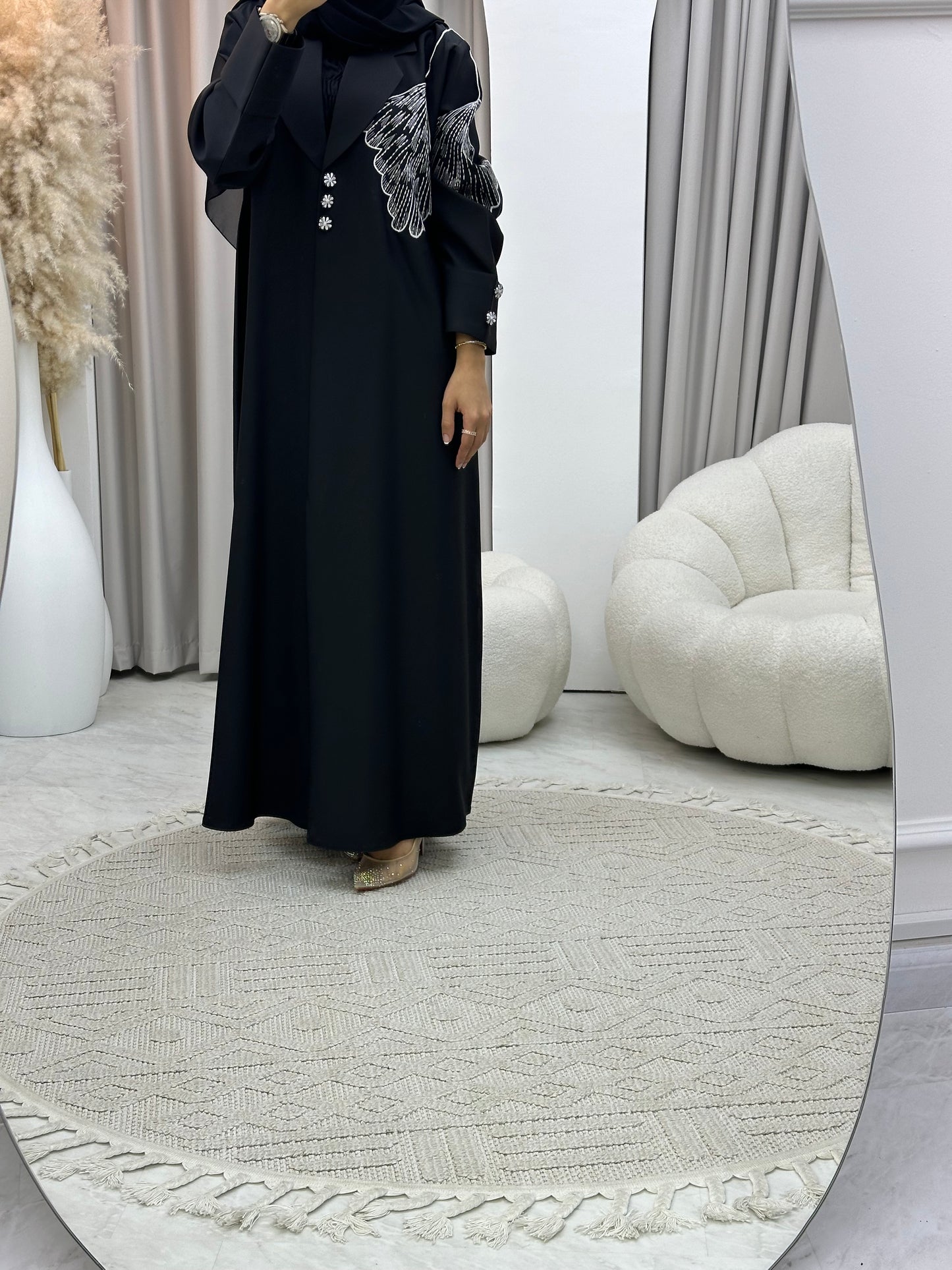 C 0309 Black Abaya