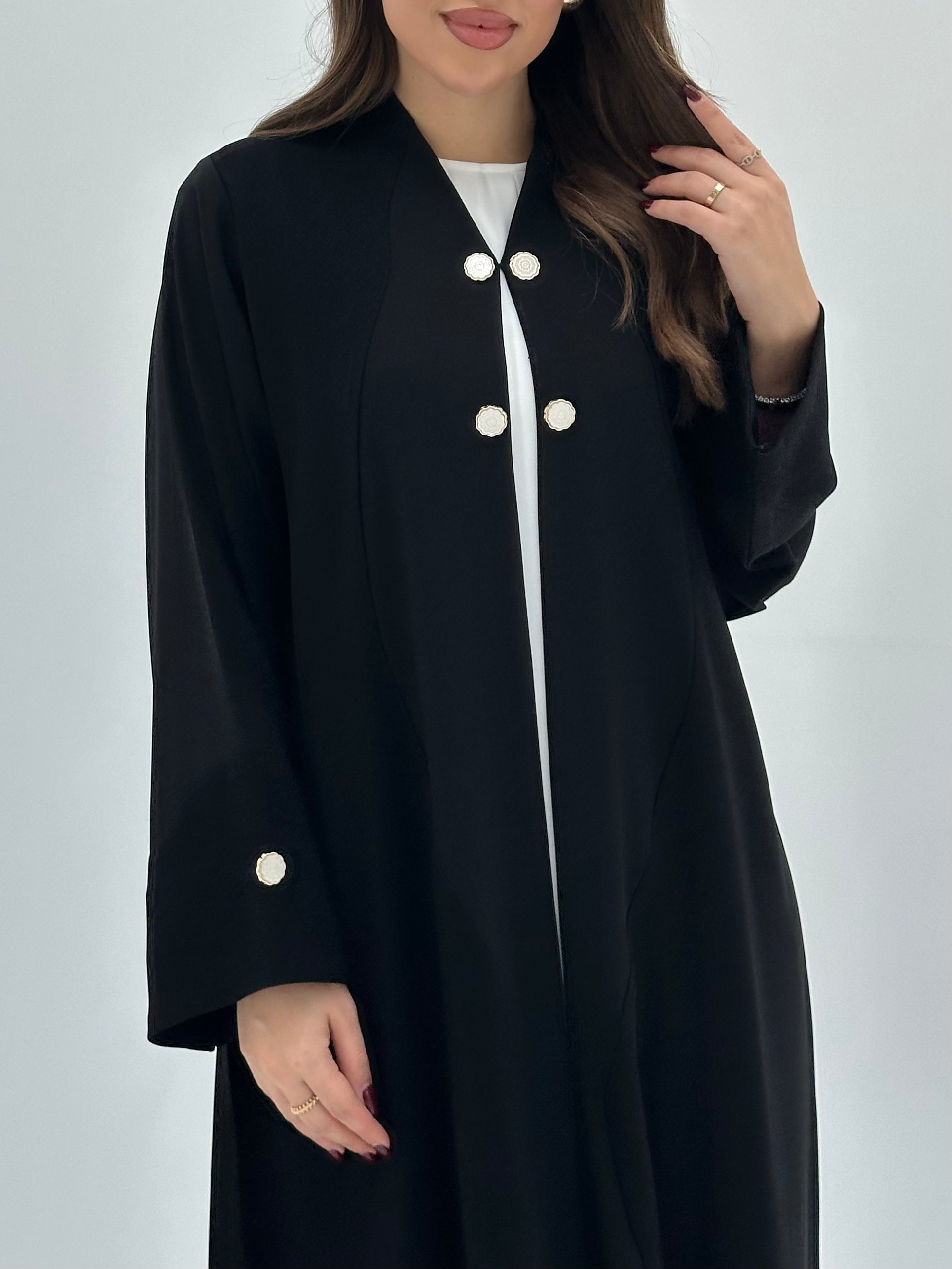 C 1731 Black Abaya