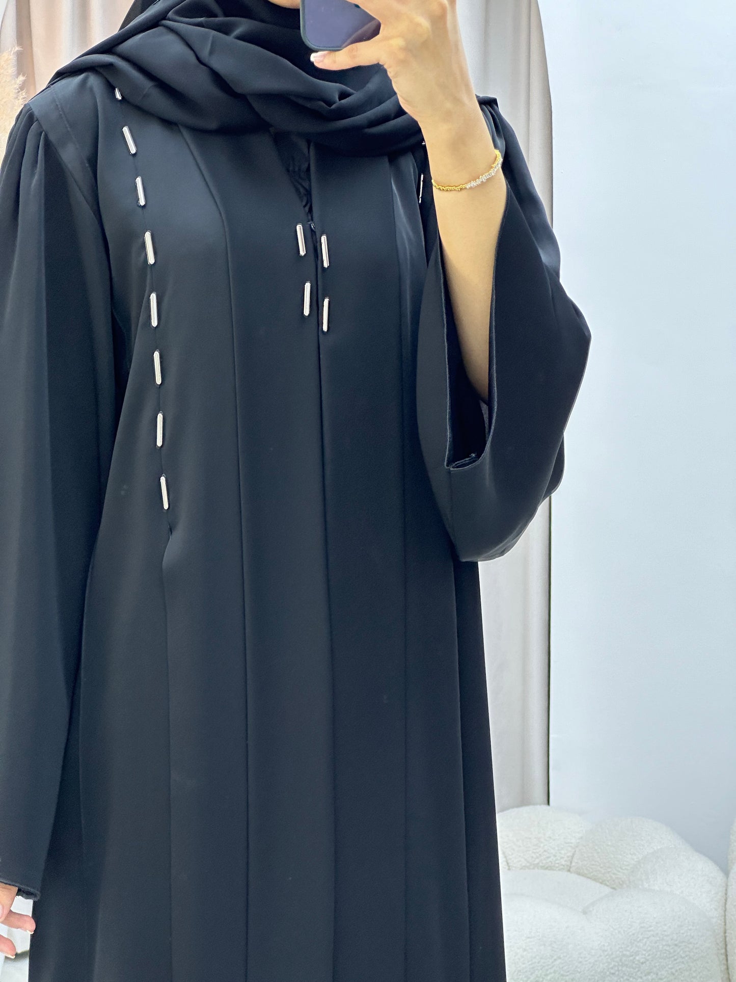 C 0312 Black Abaya