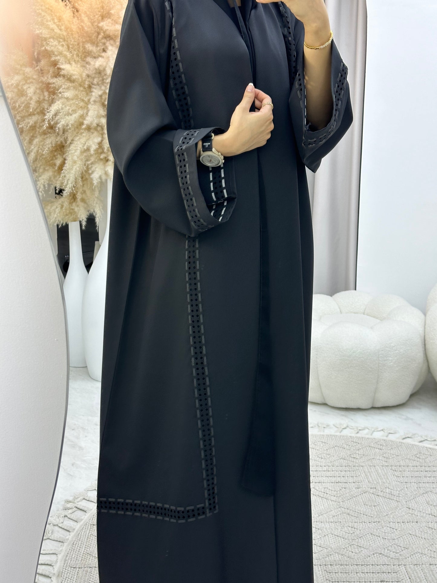 C 0313 Black Abaya