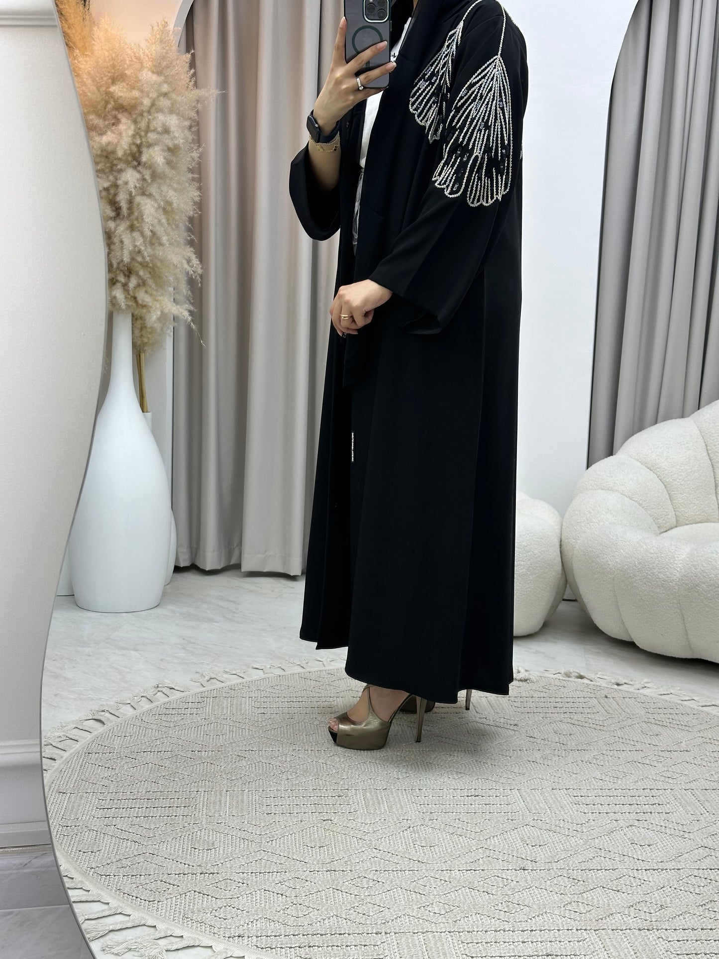 C 0314 Black Abaya