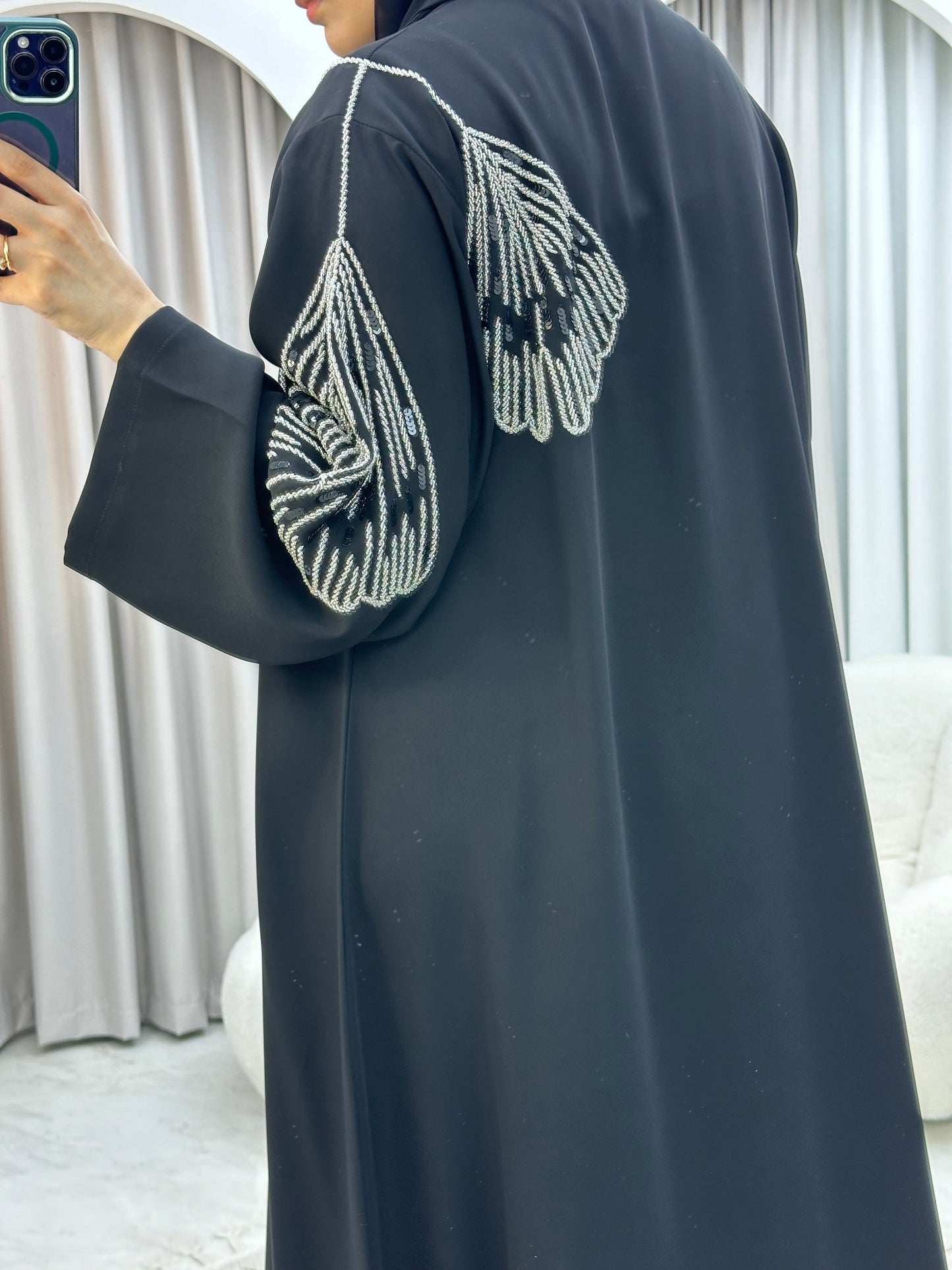 C 0314 Black Abaya