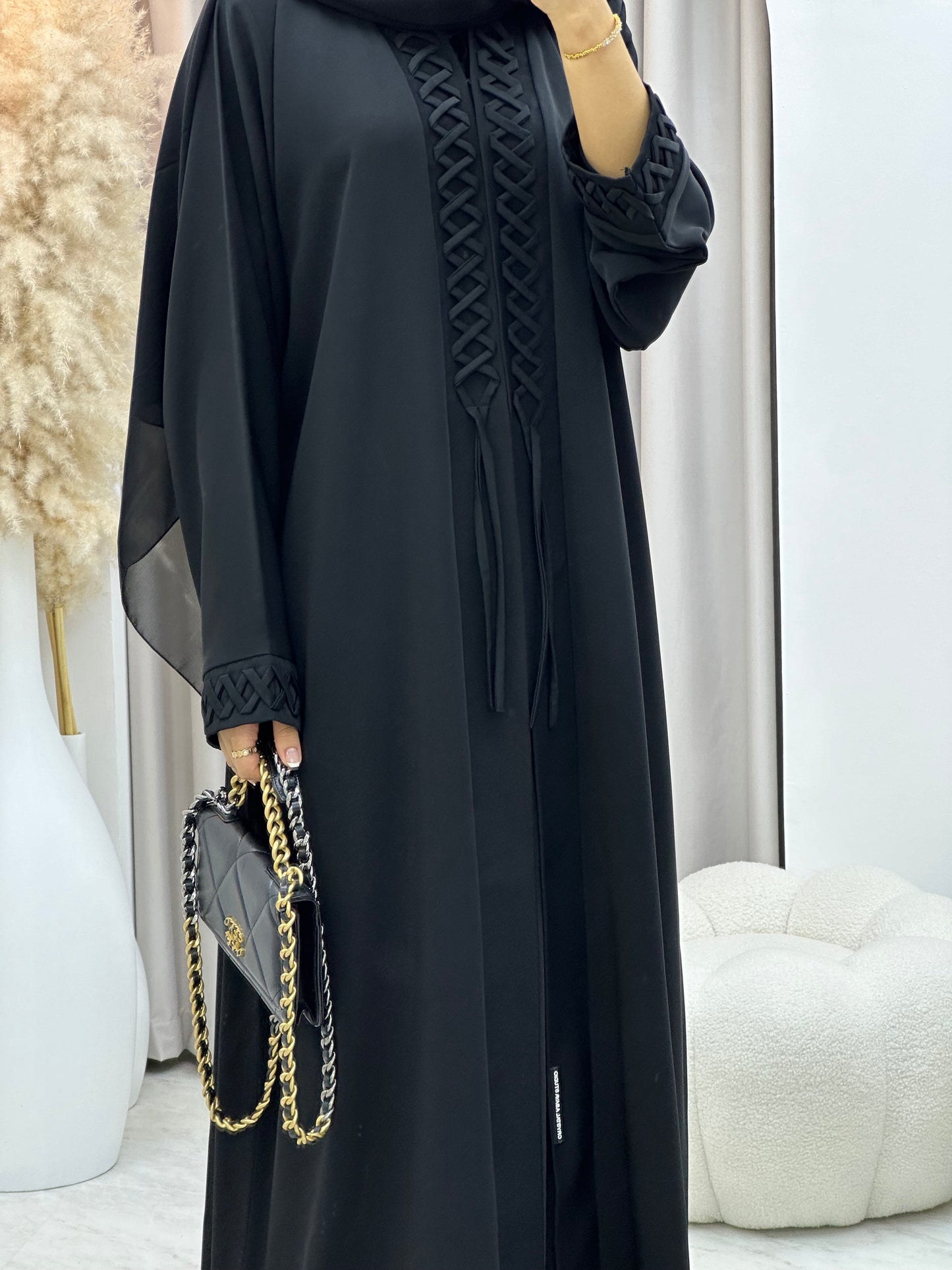 C 0315 Black Abaya