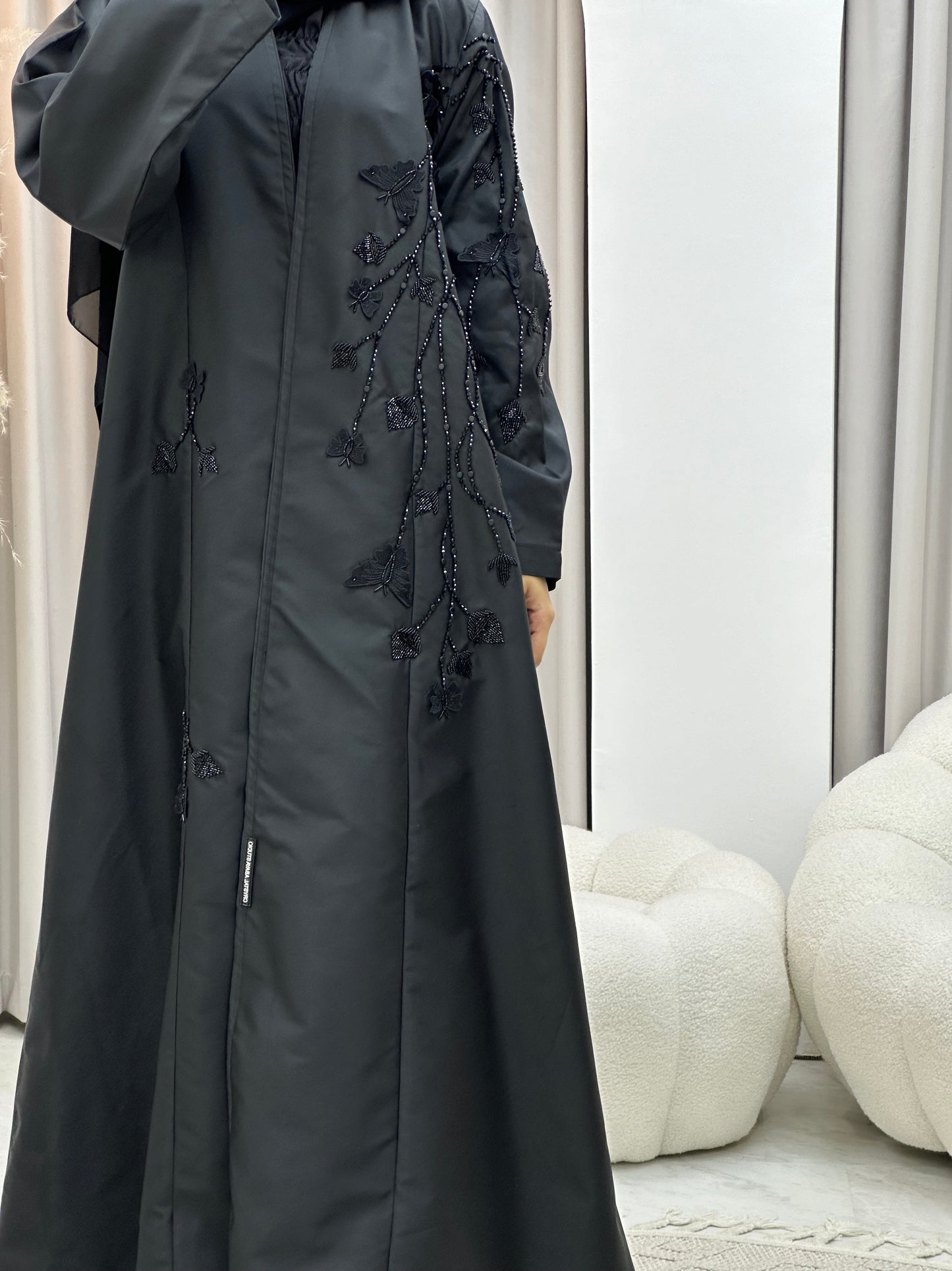 C 0316 Black Abaya