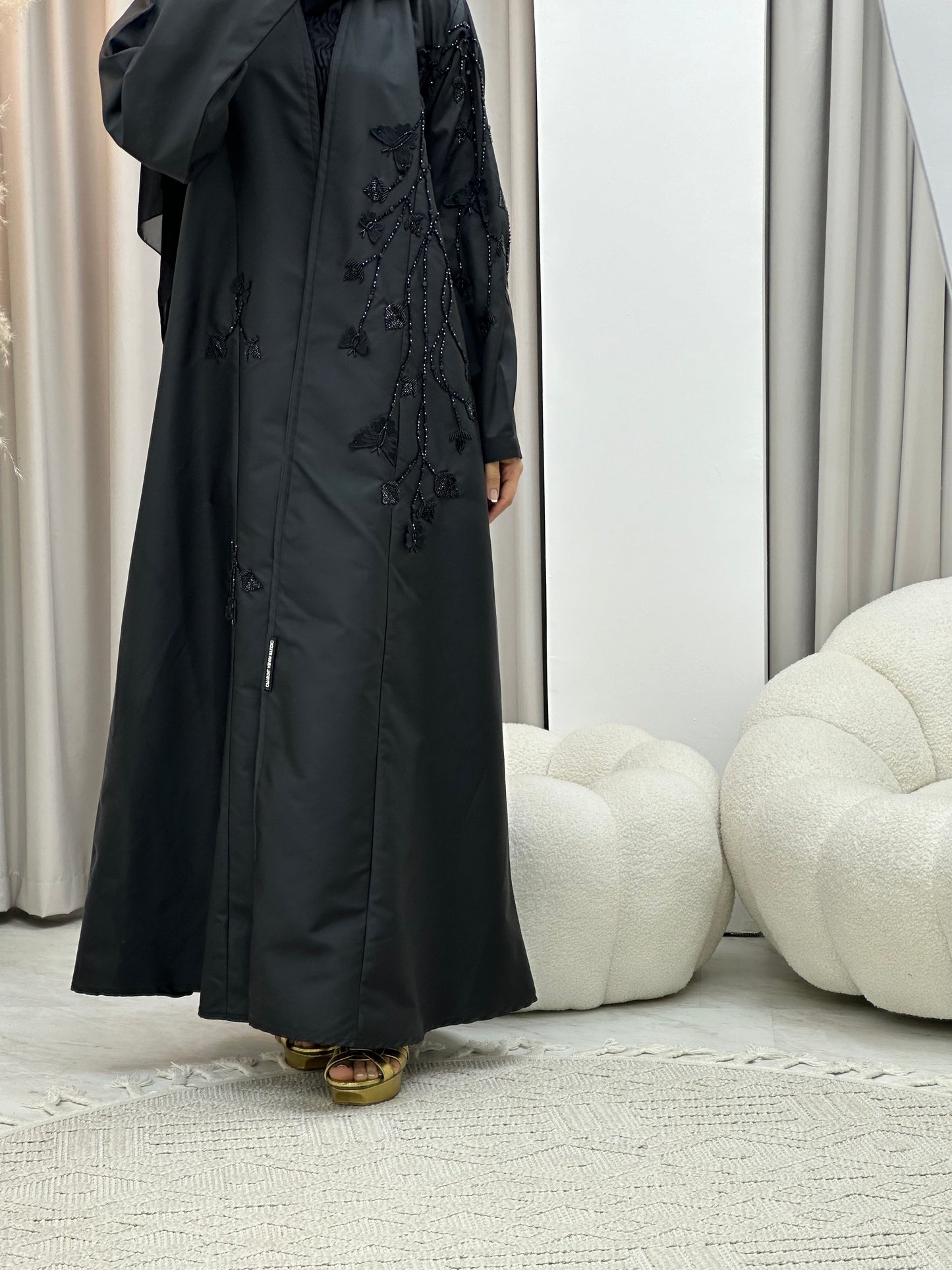 C 0316 Black Abaya