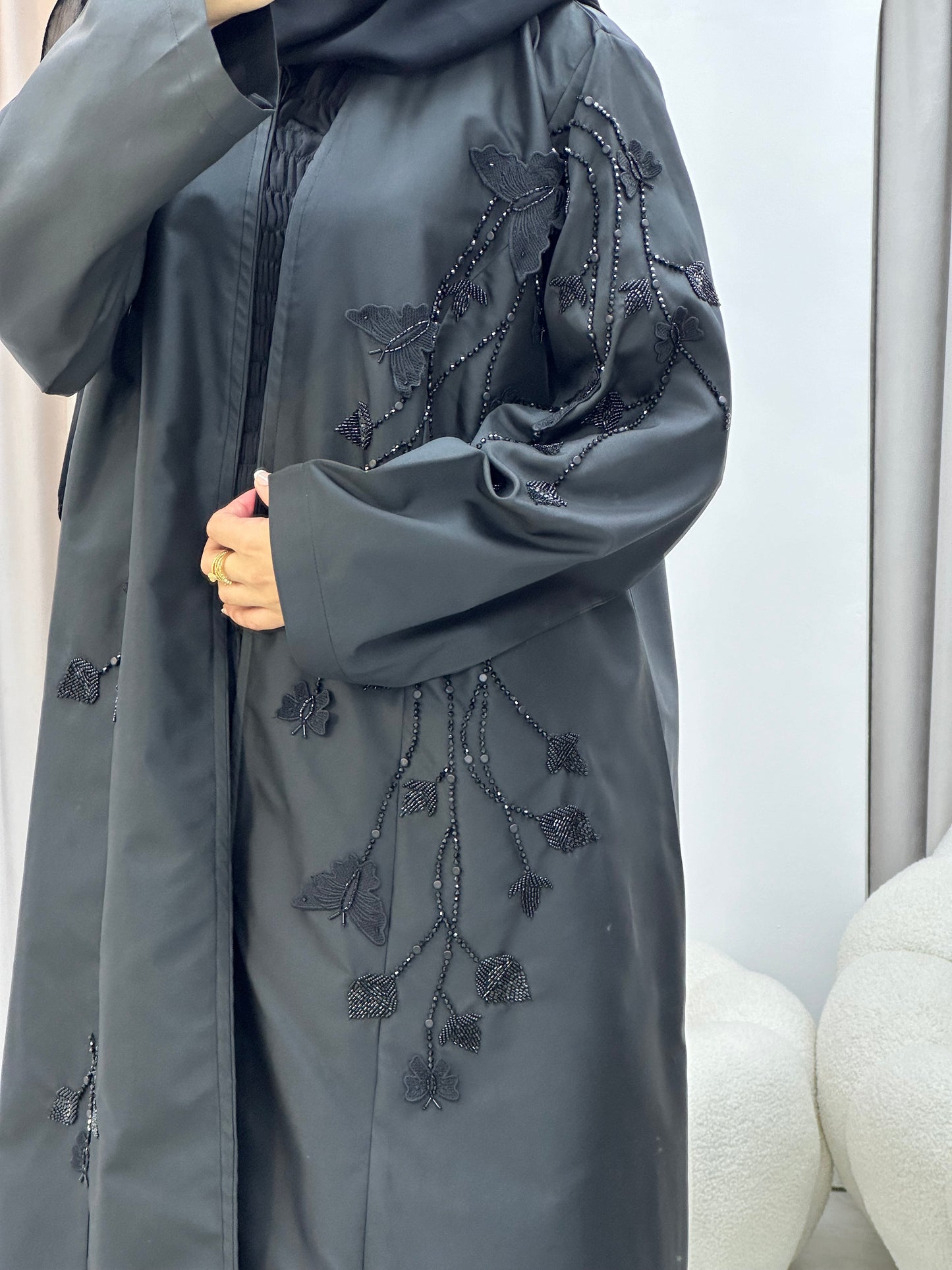 C 0316 Black Abaya