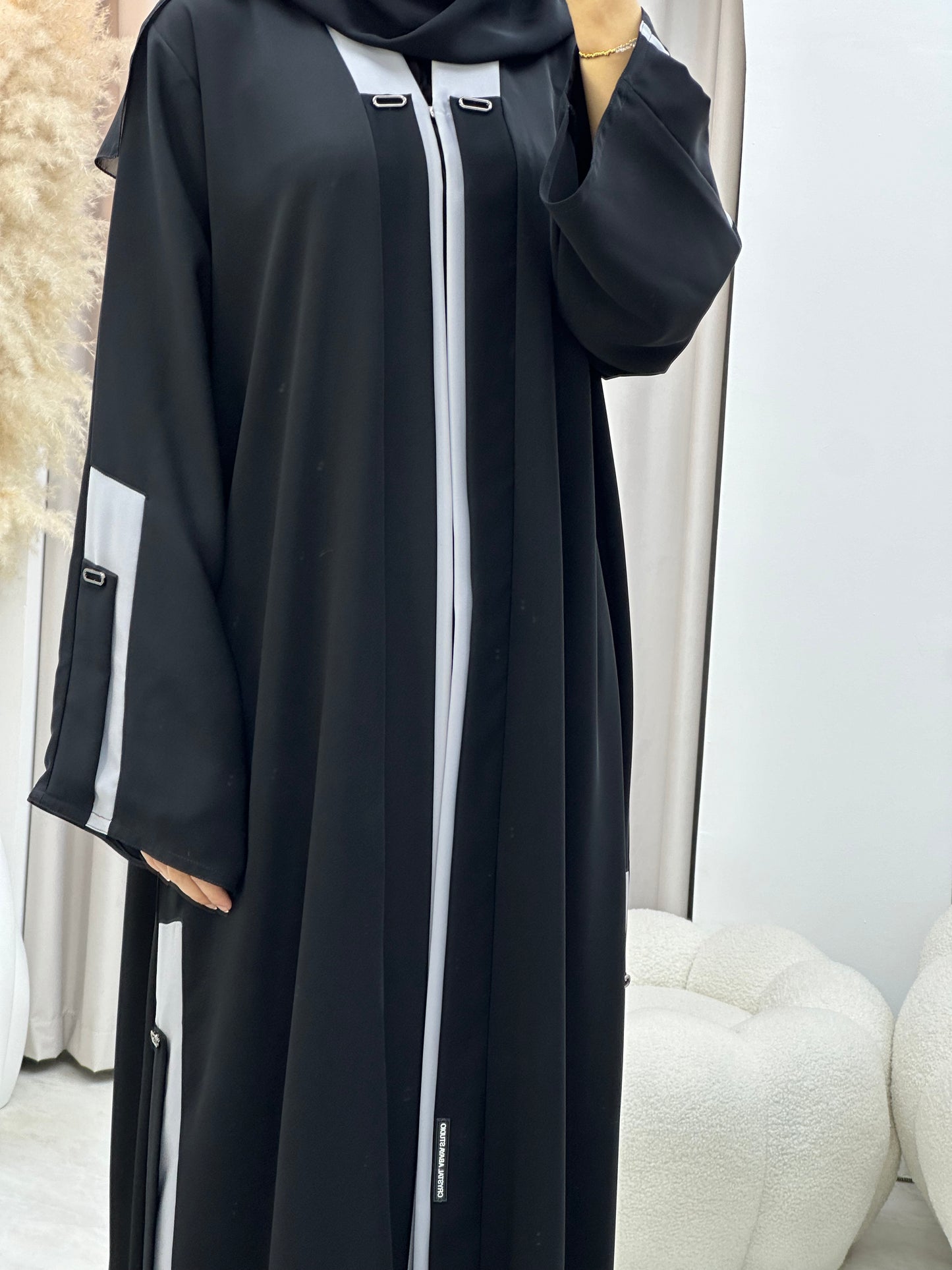 C 0317 Black Abaya