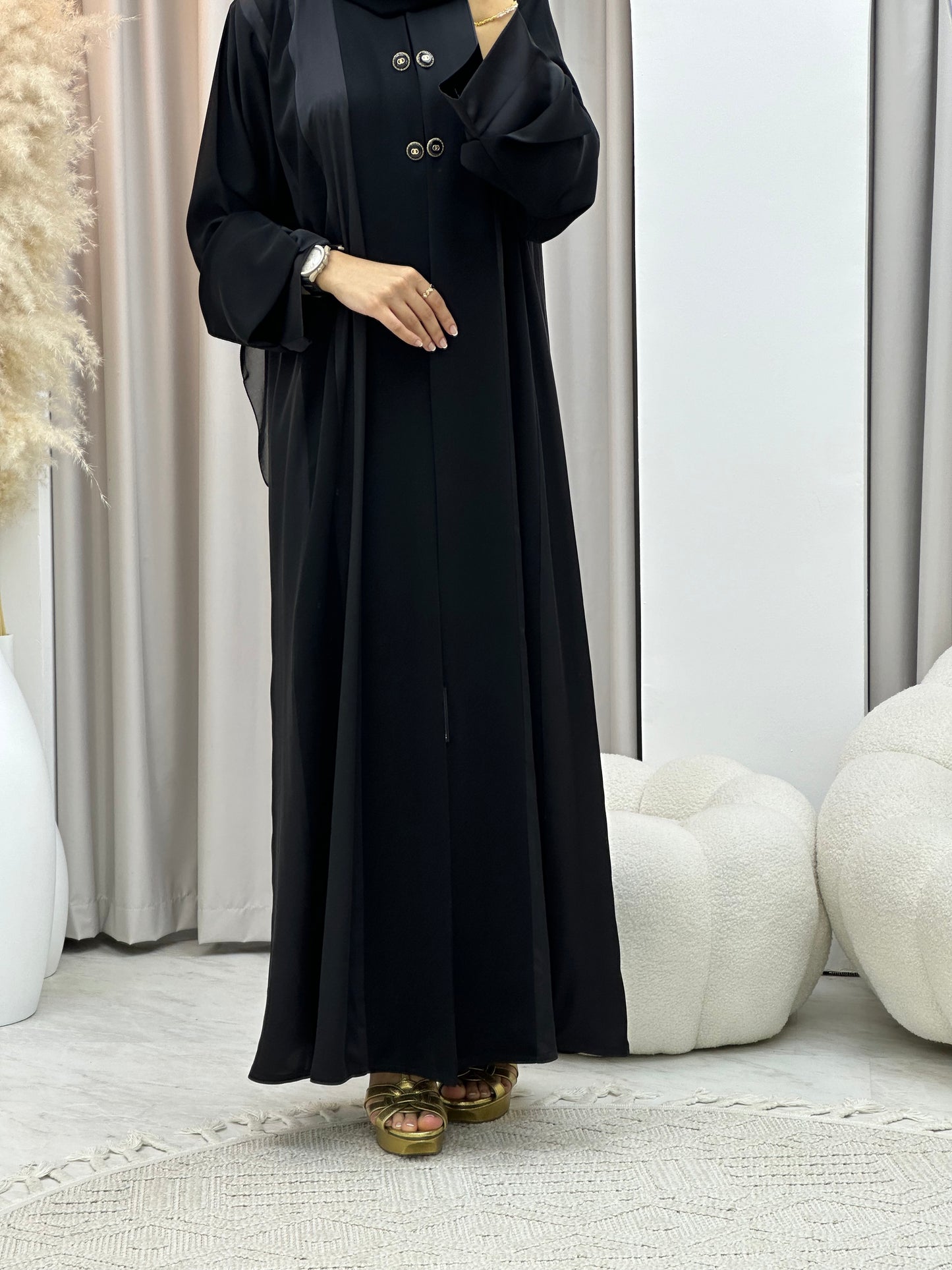 C 0318 Black Abaya