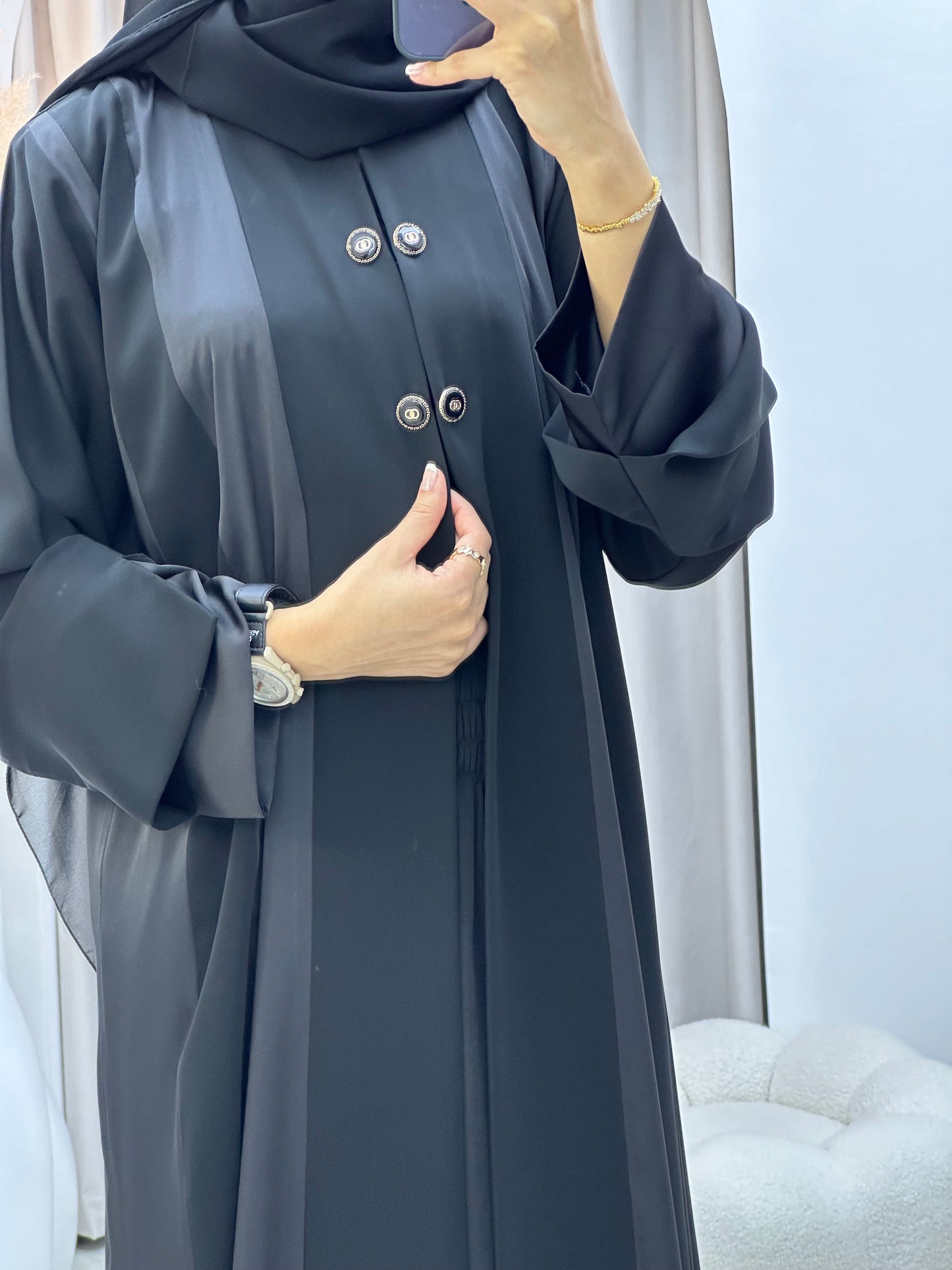 C 0318 Black Abaya