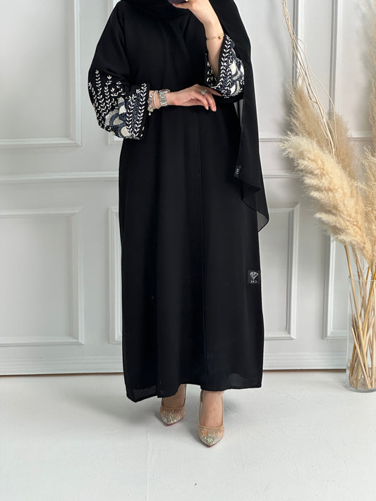 C-Black-Crepe-Evening-Abaya-Set-61