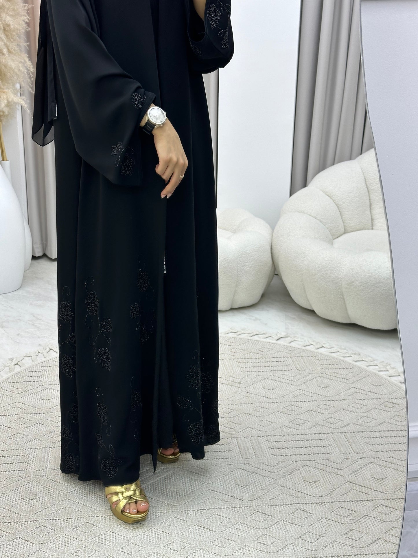 C 0320 Black Abaya