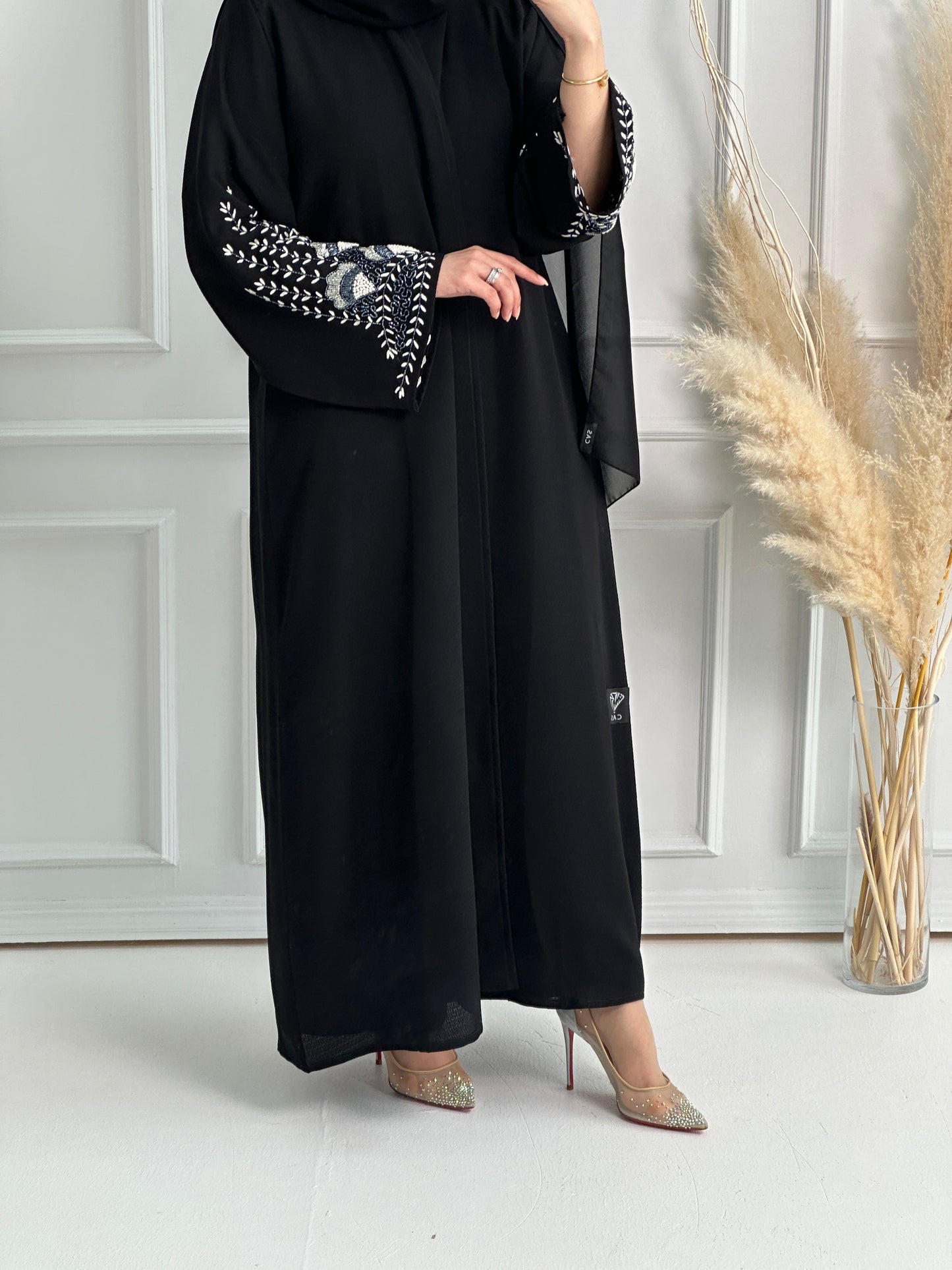 C-Black-Crepe-Evening-Abaya-Set-61