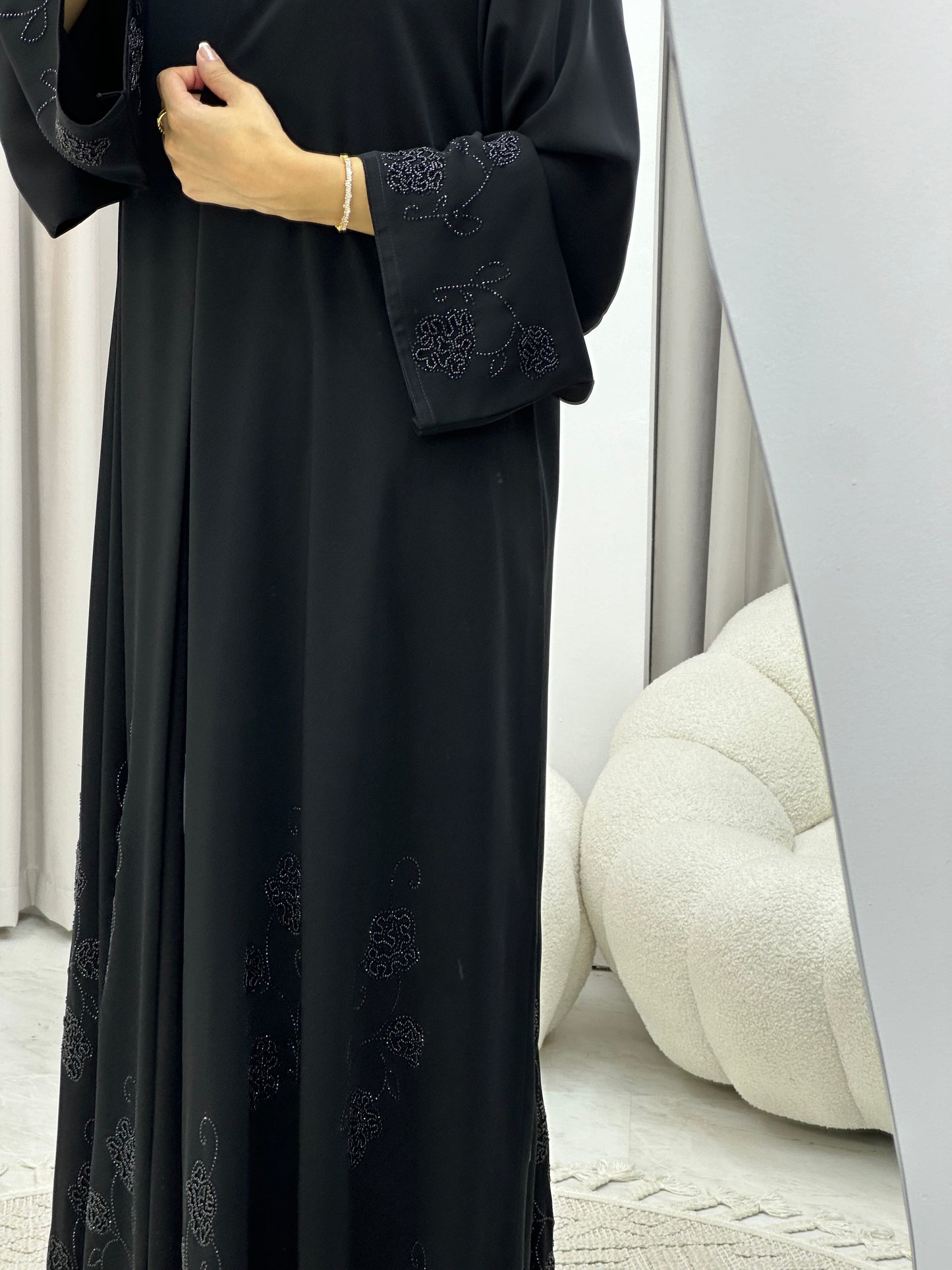 C 0320 Black Abaya