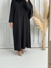 C RTW Black Work Abaya Set 159