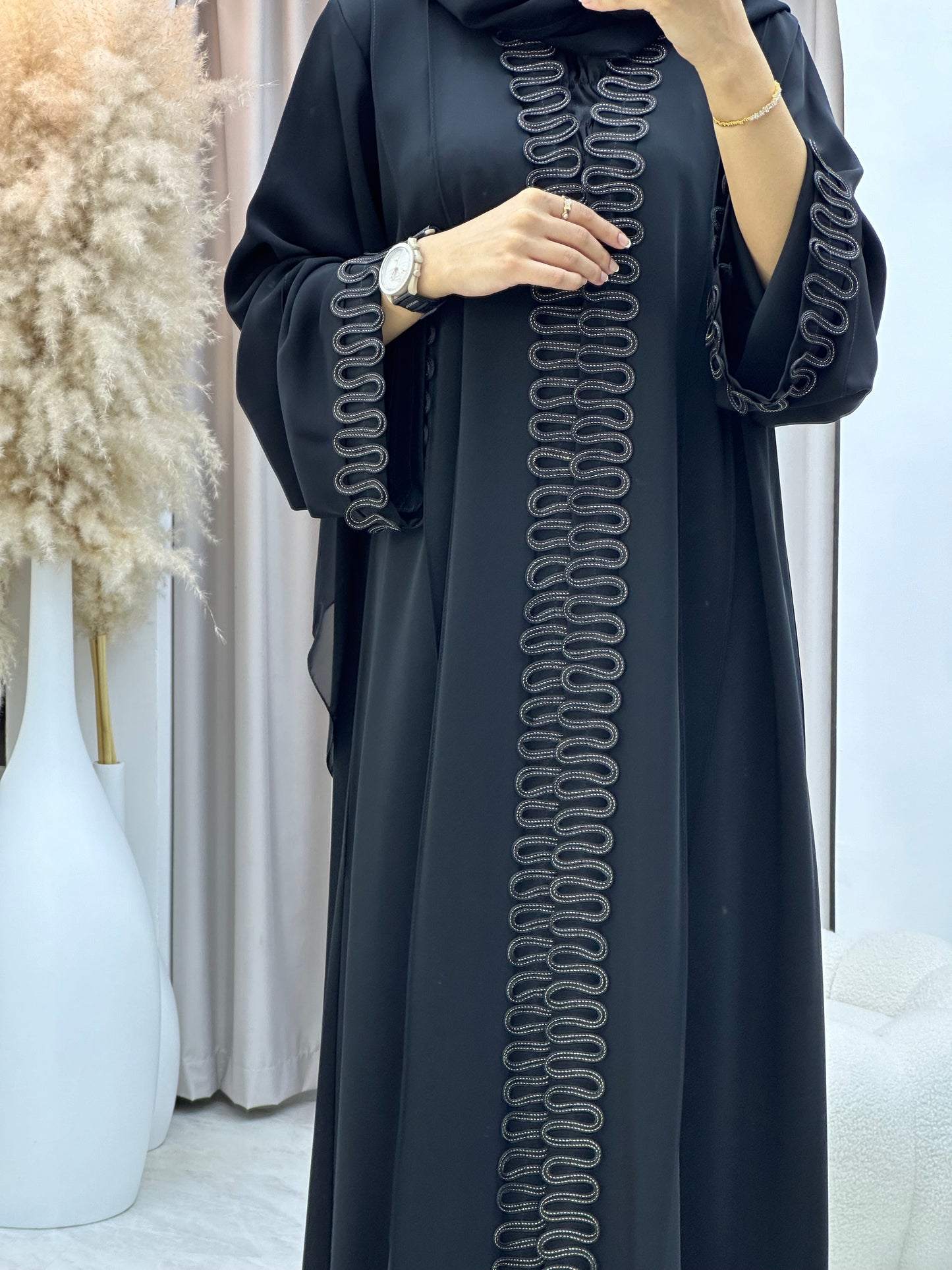 C 0321 Black Abaya