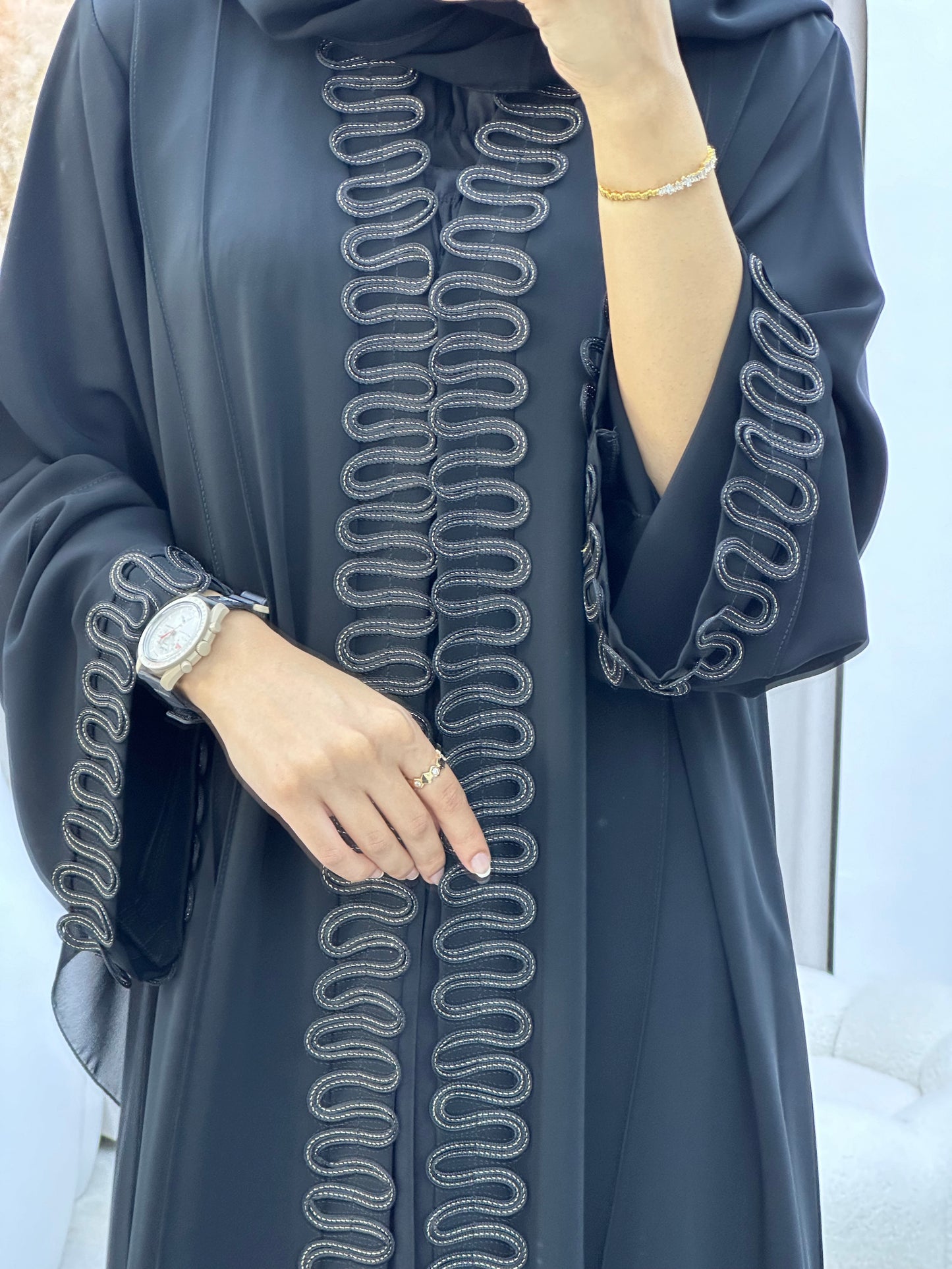 C 0321 Black Abaya