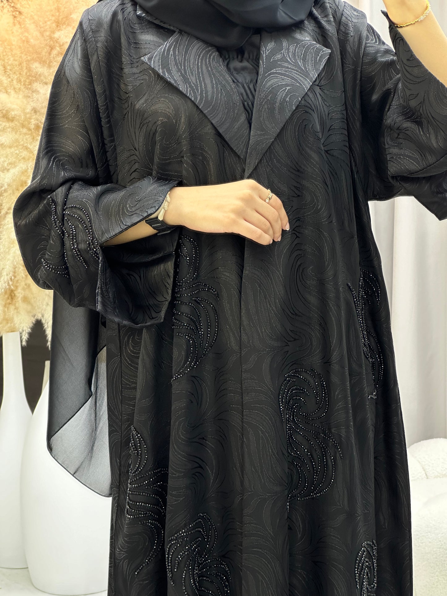 C 0322 Black Abaya