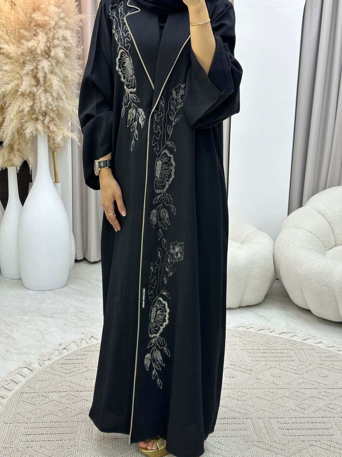 C 0324 Black Abaya