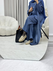 C 1285-04 Cobalt Blue Travel Set Abaya