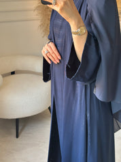 C 1516 Navy Blue Abaya