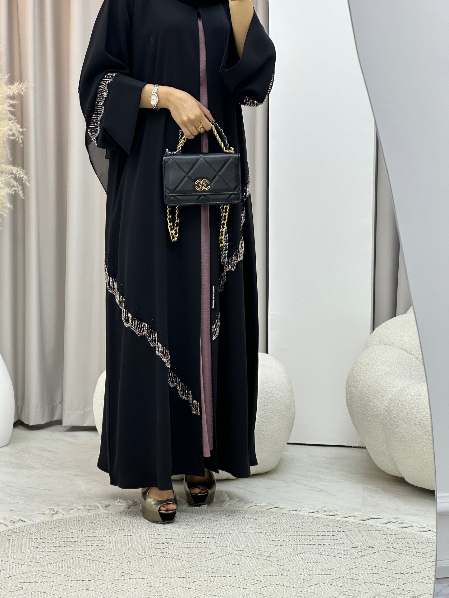 C 0327 Black Abaya