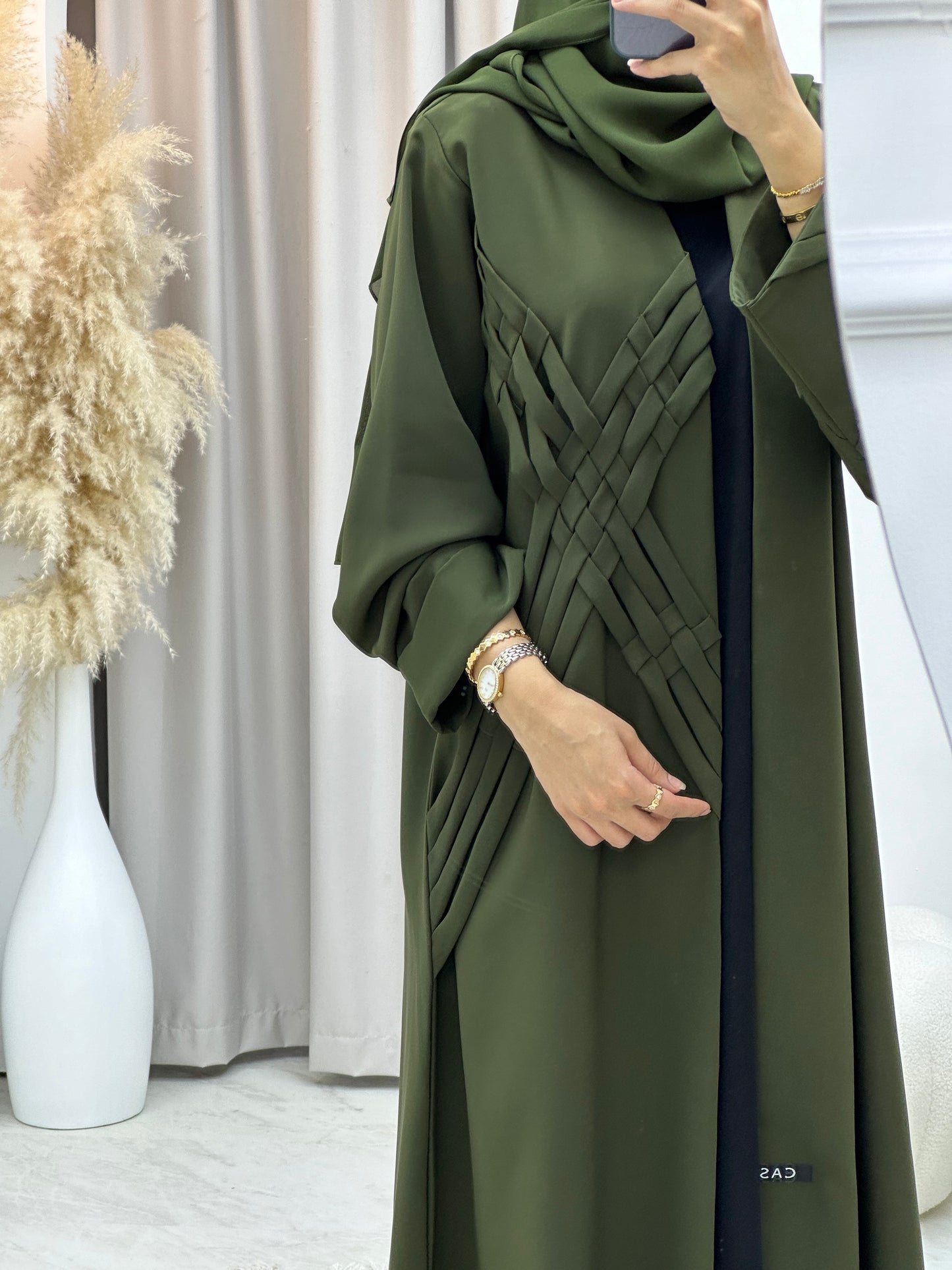 C 0143 Green Abaya